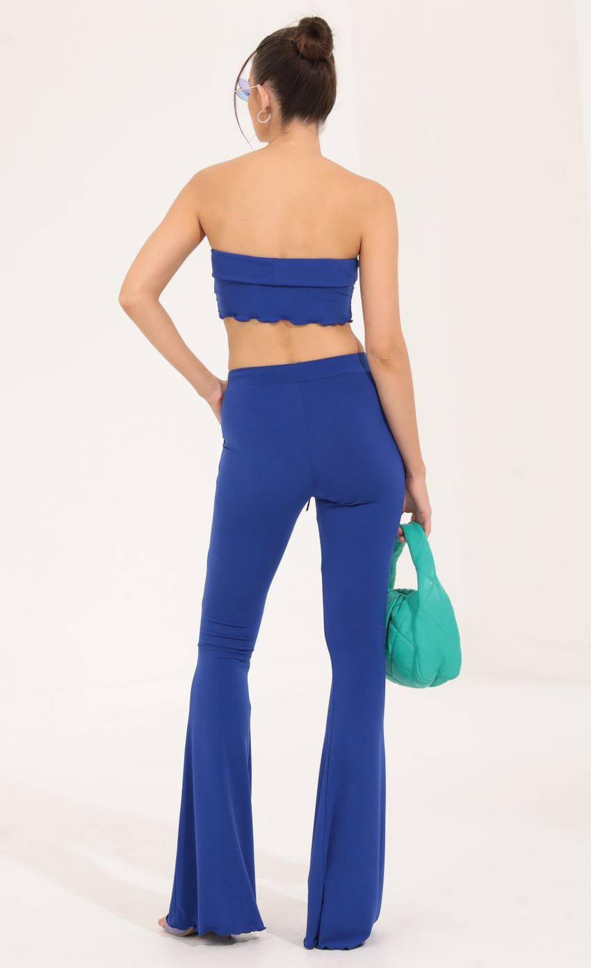 Two Piece Pant Set in Navy-Sunny Prom. All rights reserved.