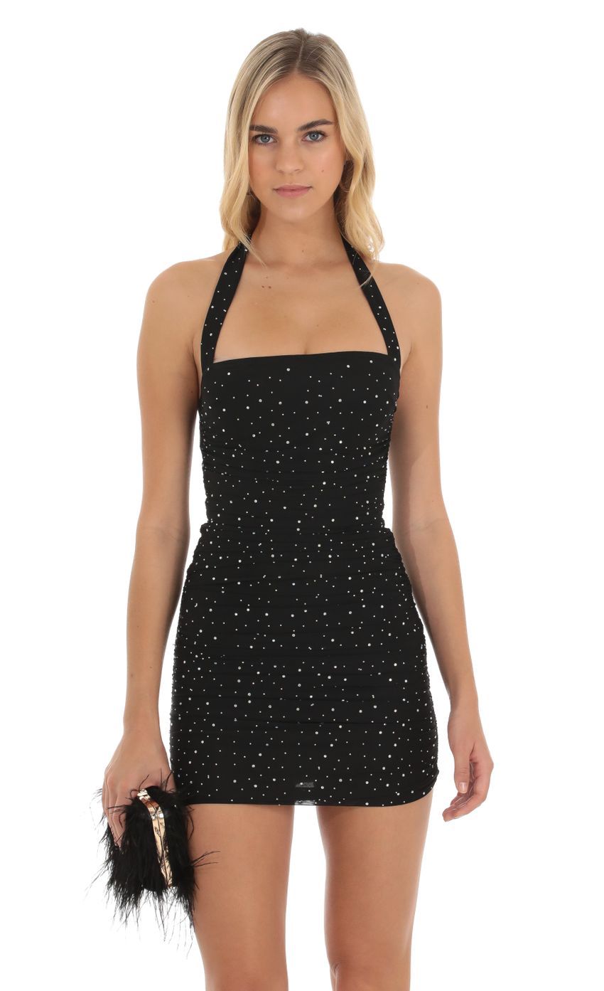 Shimmer Bodycon Dress in Black-Sunny Prom. All rights reserved.
