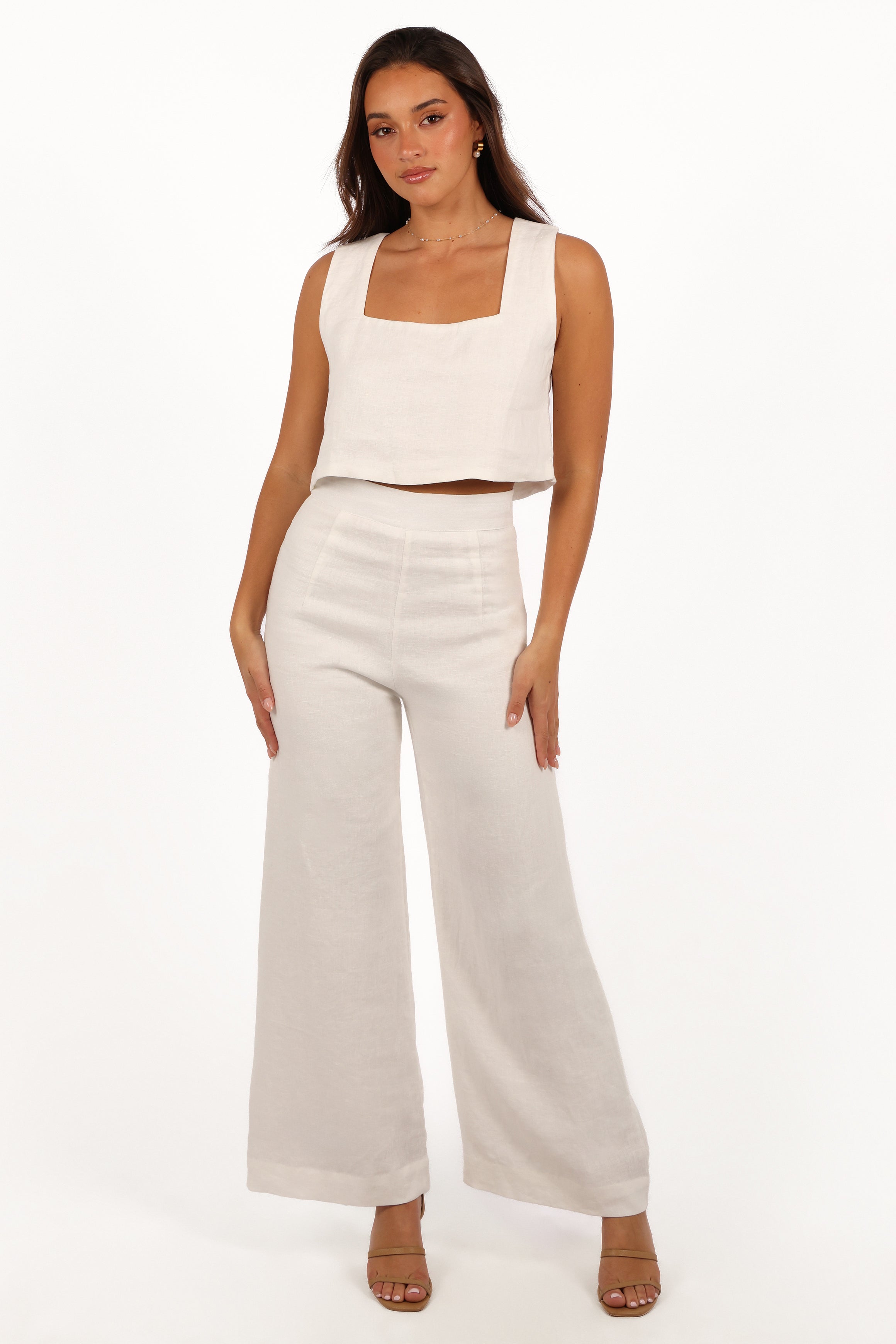 Devlin Top - Cloud White-Sunny Prom