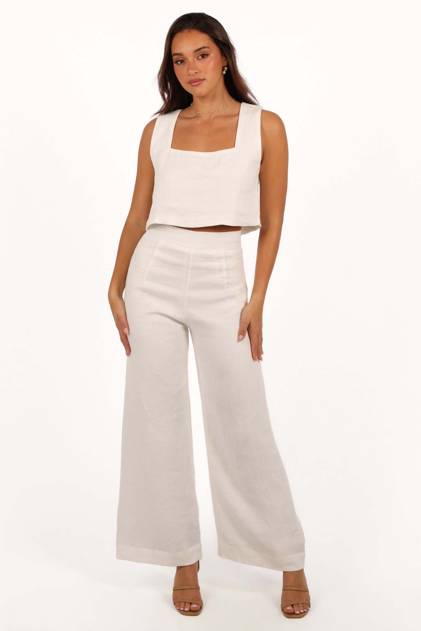 Devlin Top - Cloud White-Sunny Prom
