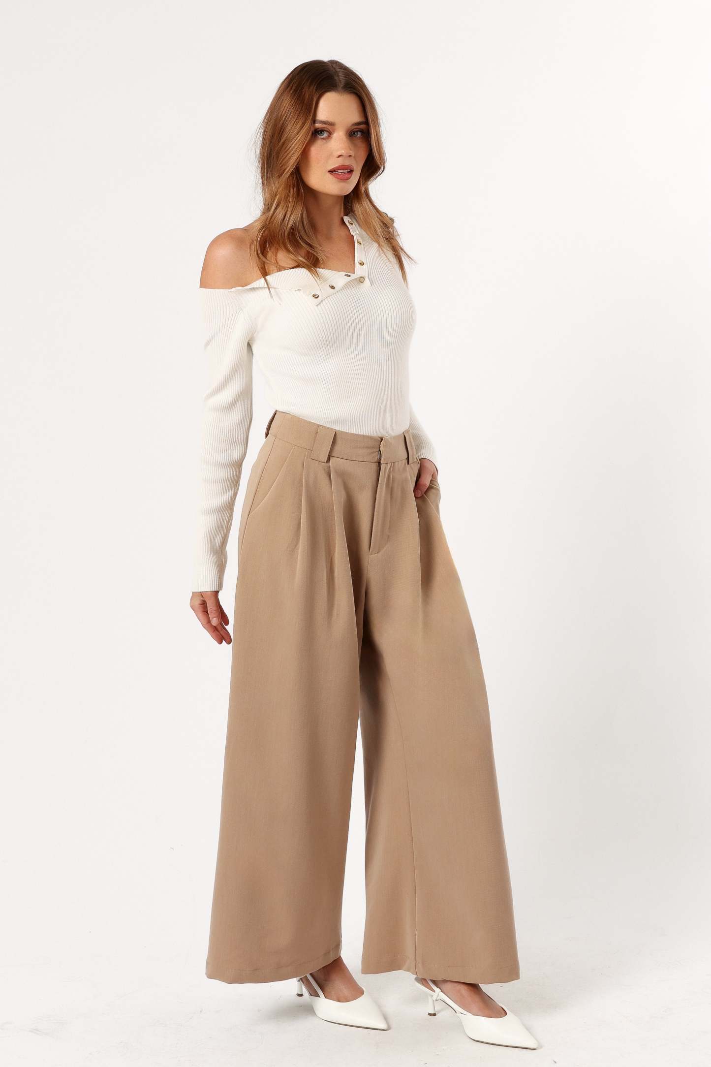 Sadella Pant - Sand-Sunny Prom
