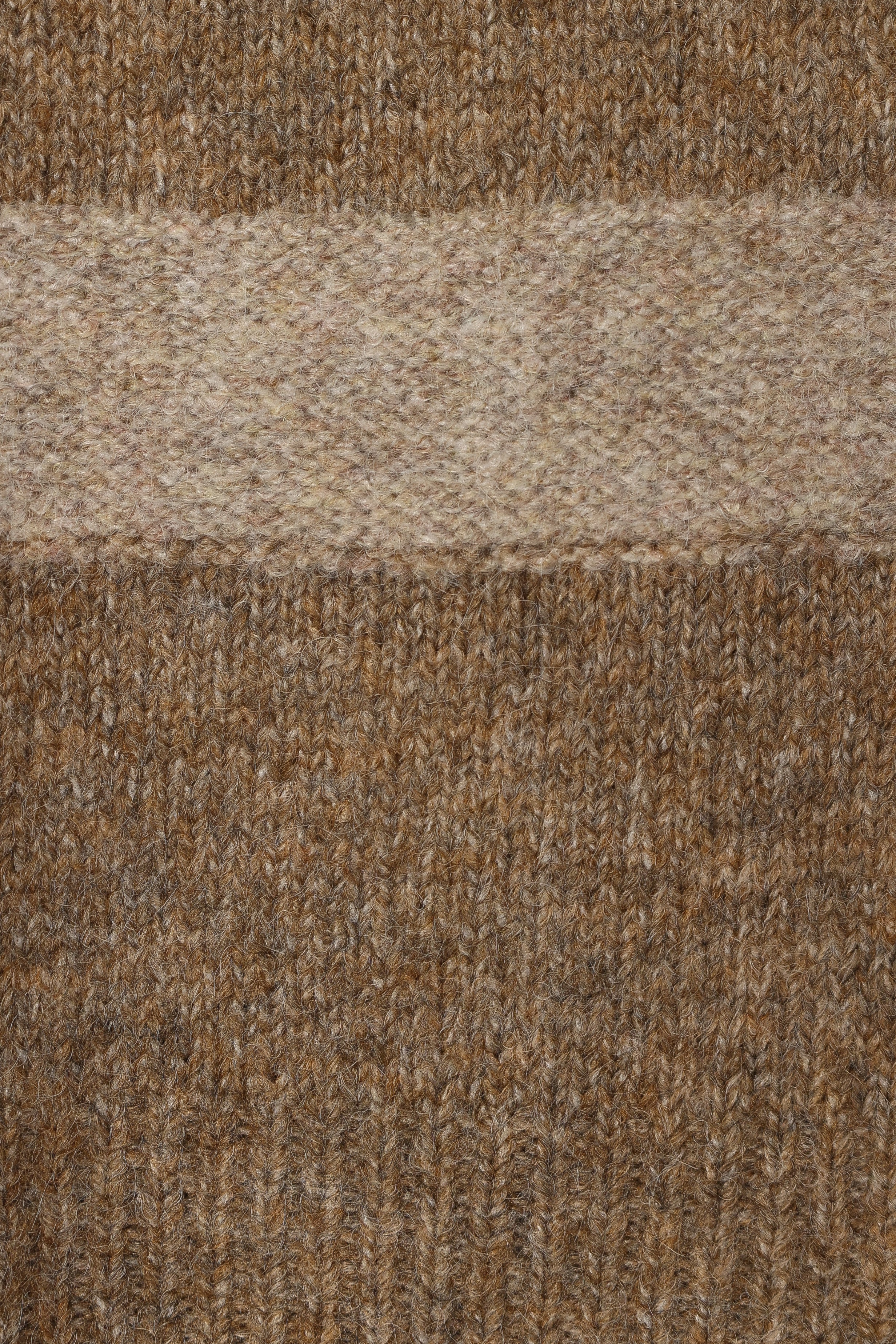 Esther Stripe Knit Sweater - Brown-Sunny Prom