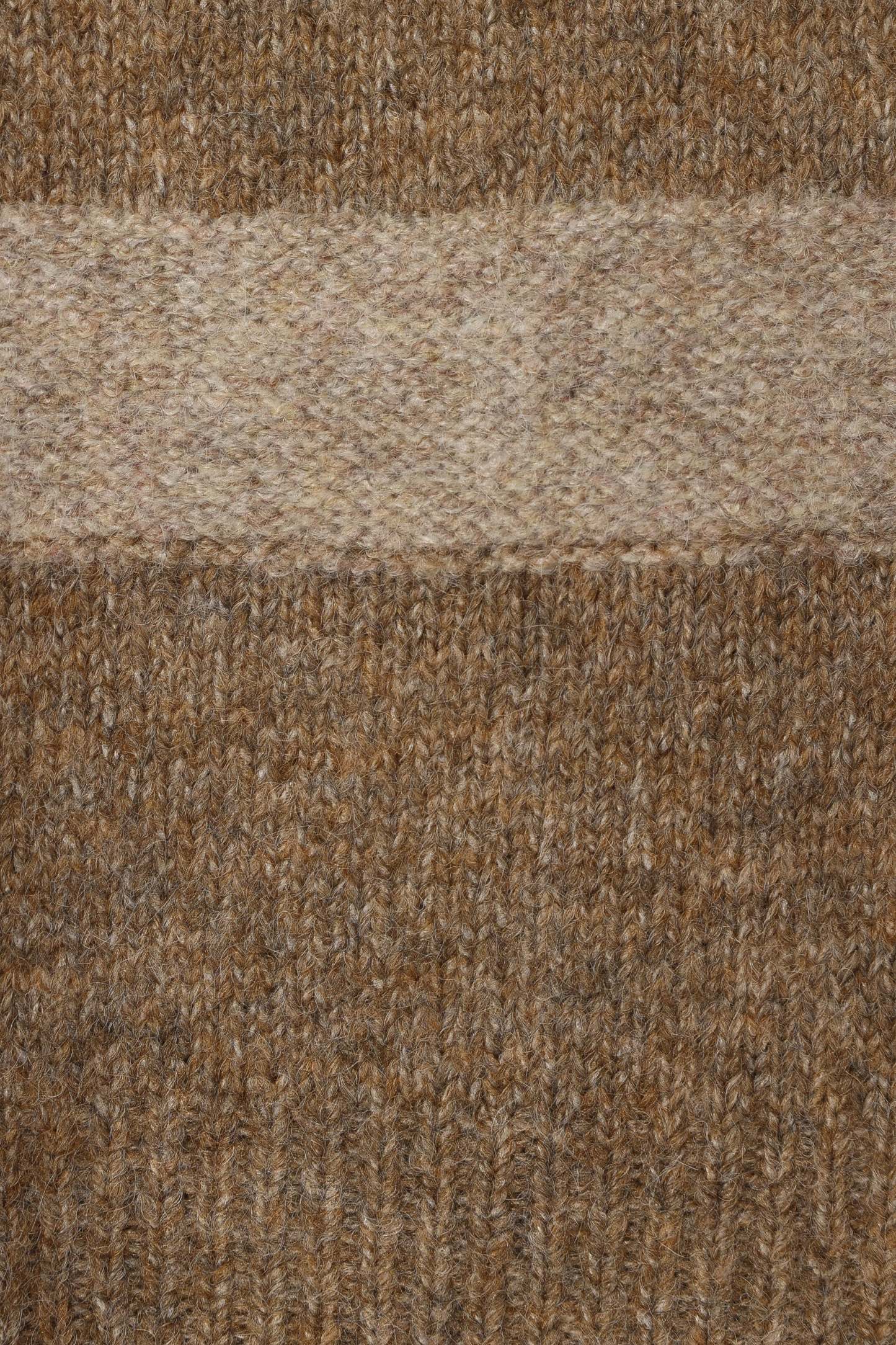 Esther Stripe Knit Sweater - Brown-Sunny Prom