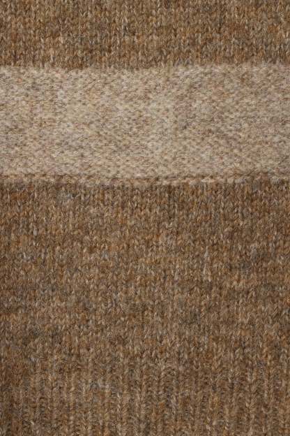 Esther Stripe Knit Sweater - Brown-Sunny Prom