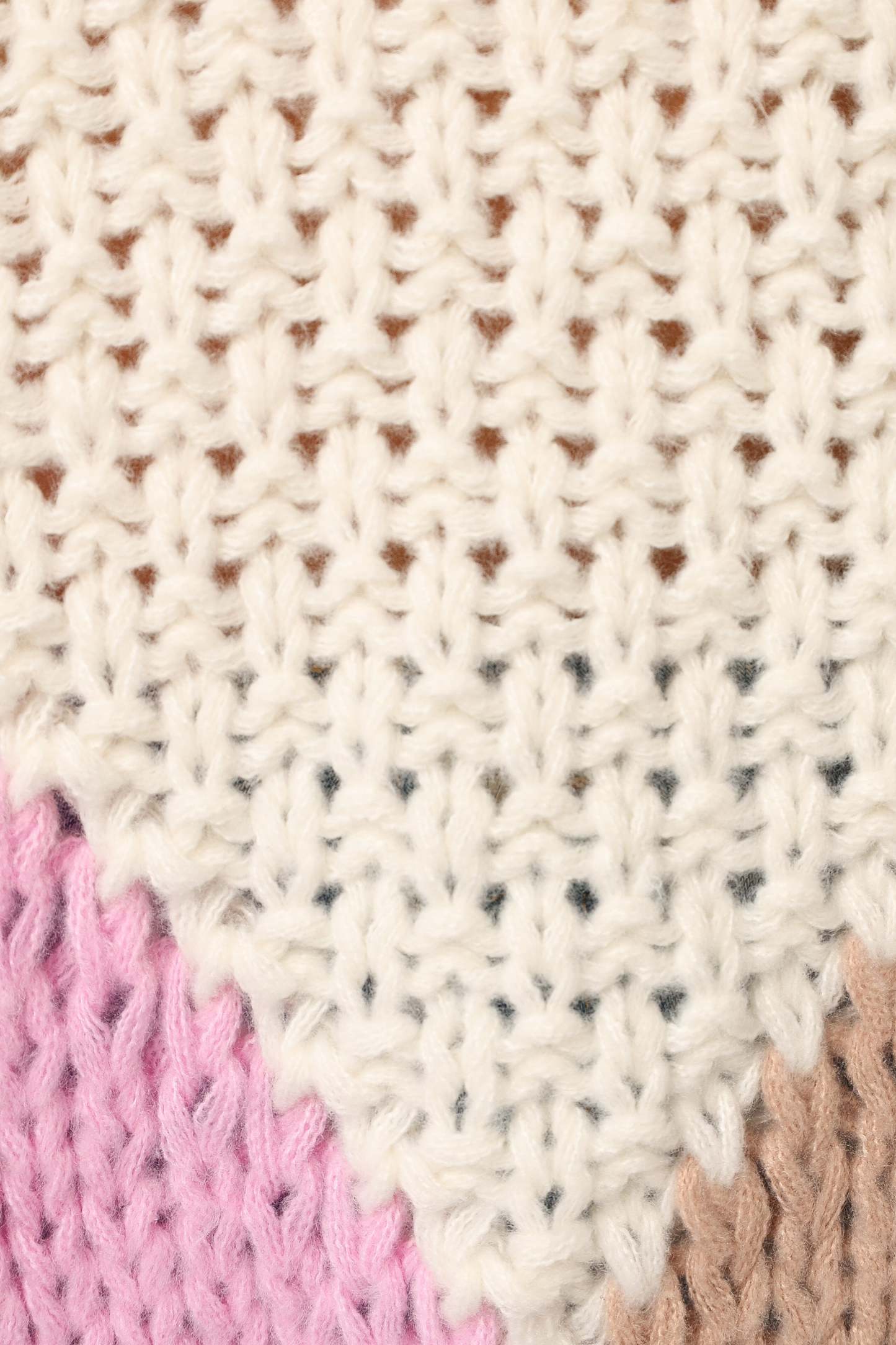 Koda Pattern Knit Sweater - Pink Multi-Sunny Prom