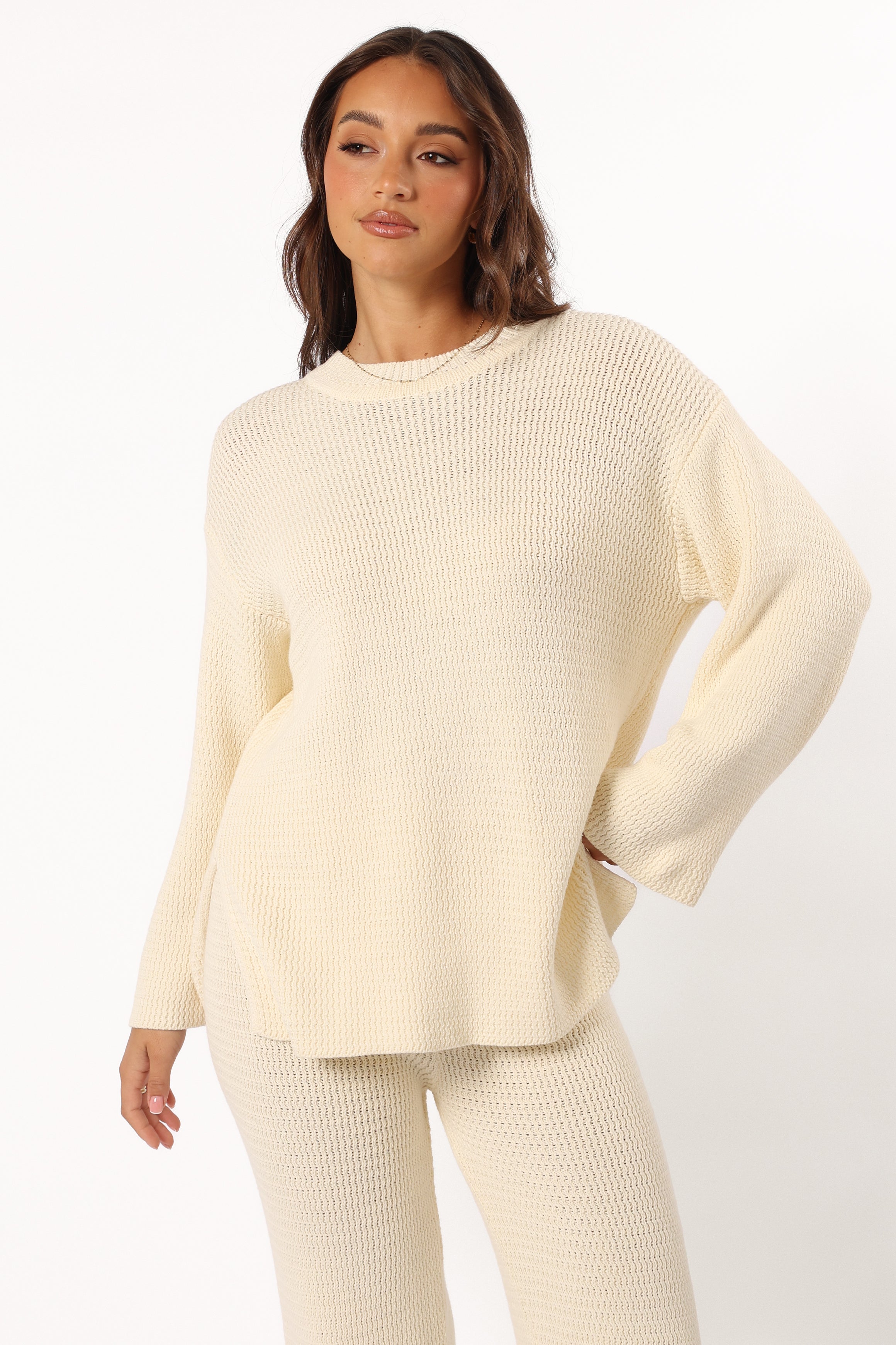 Mckinley Sweater - Cream-Sunny Prom