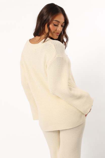 Mckinley Sweater - Cream-Sunny Prom