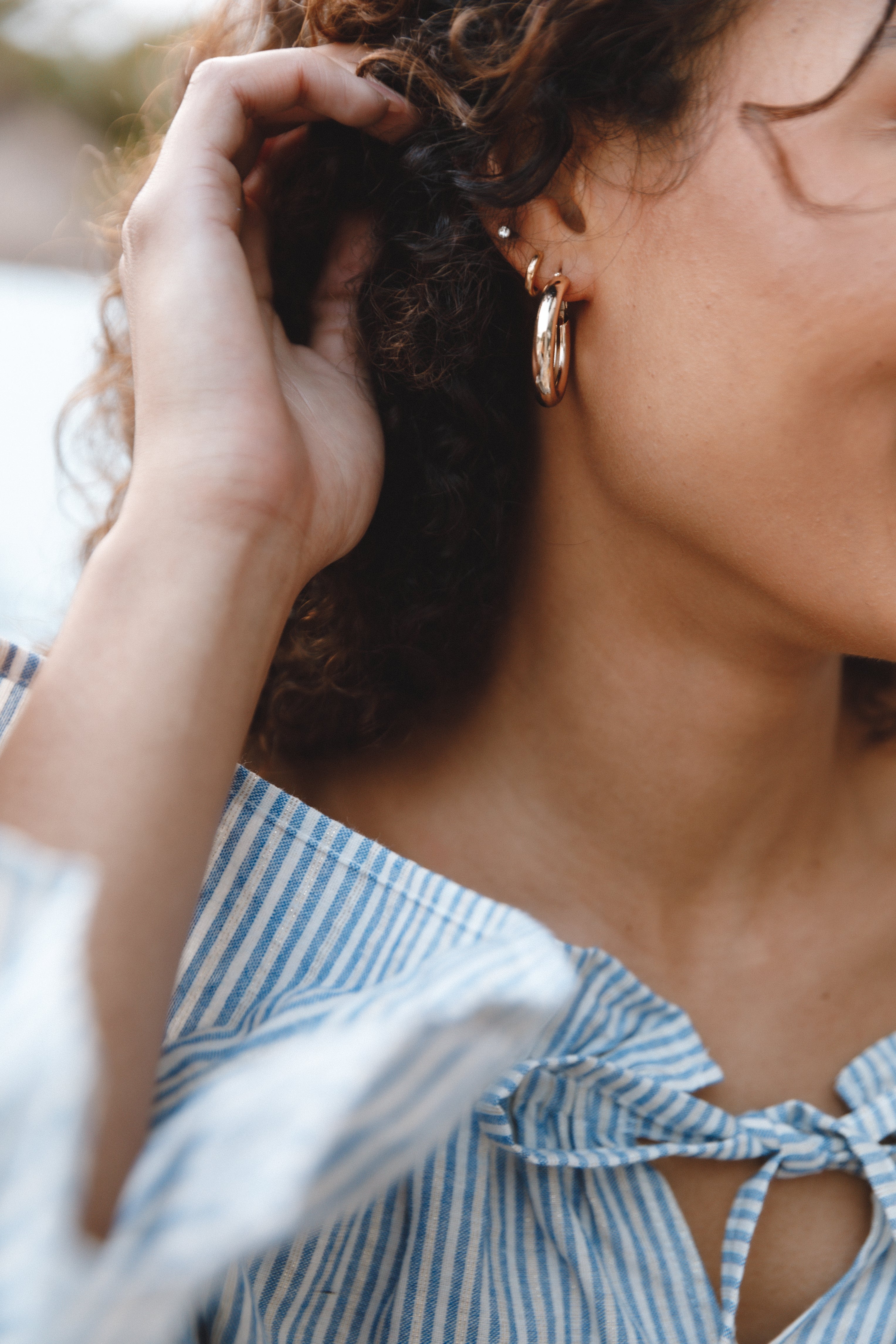 Delilah Earrings - Gold-Sunny Prom