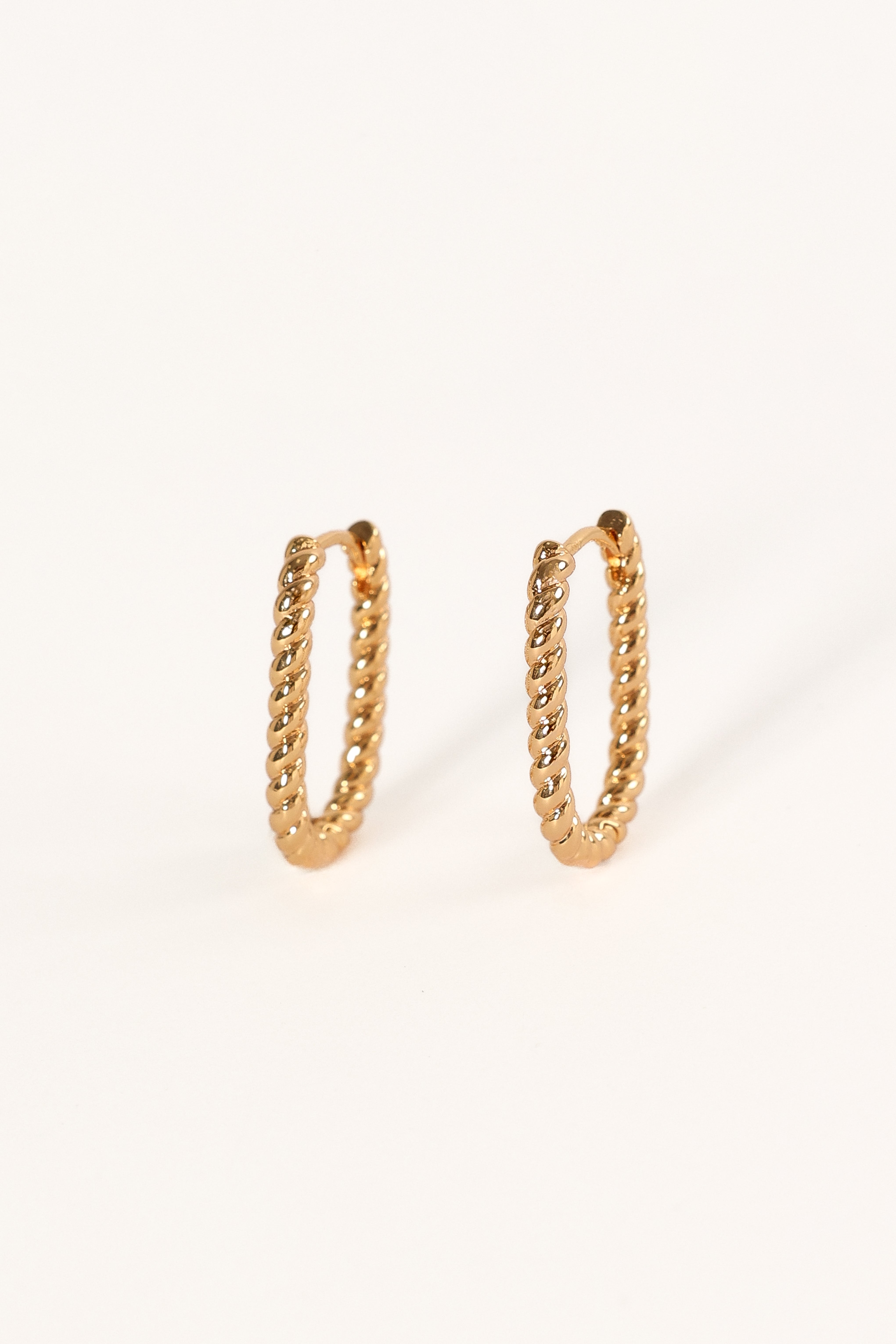 Fabian Hoop Earrings - Gold-Sunny Prom