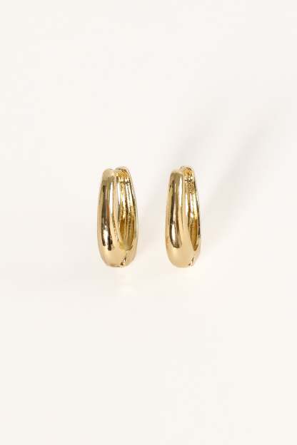 Farrow Loop Earrings - Gold-Sunny Prom