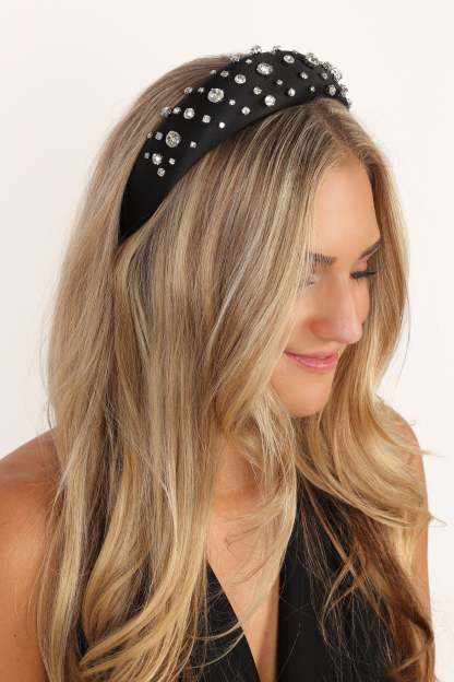 Gigi Headband - Black-Sunny Prom