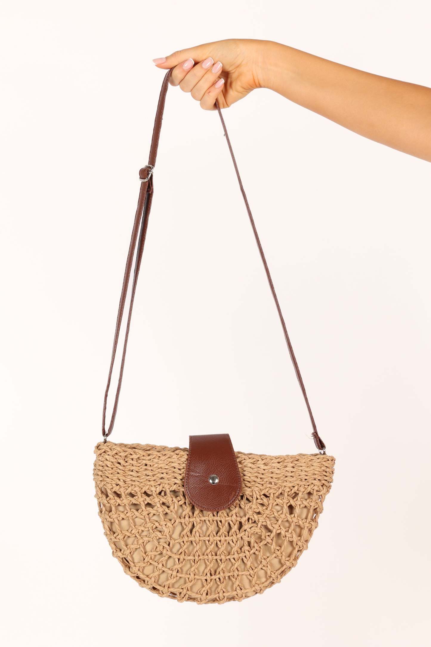 Isle Straw Crossbody Bag - Natural-Sunny Prom