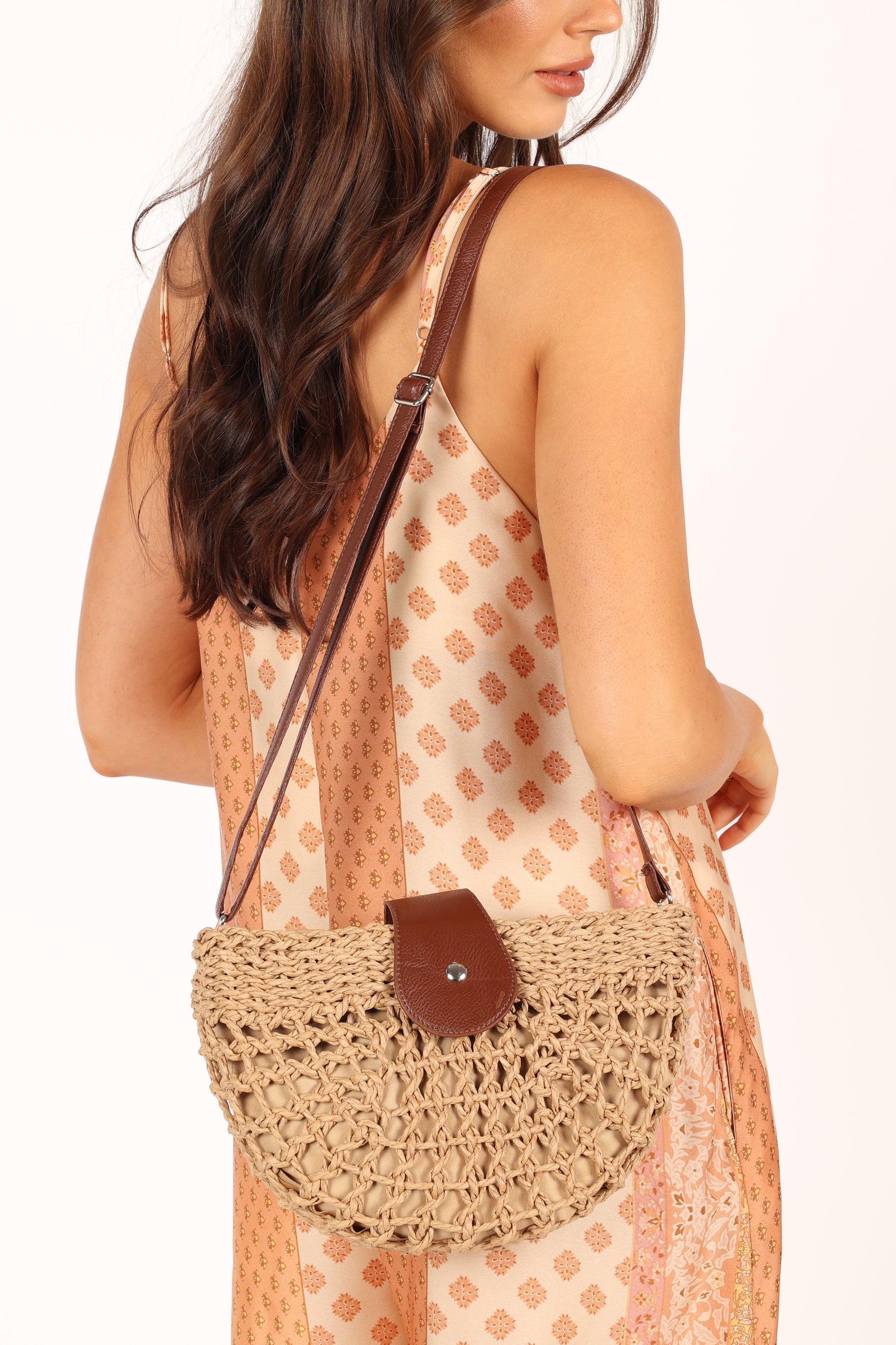 Isle Straw Crossbody Bag - Natural-Sunny Prom