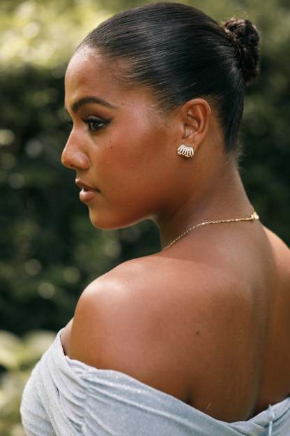 Khloe Earrings - Gold-Sunny Prom