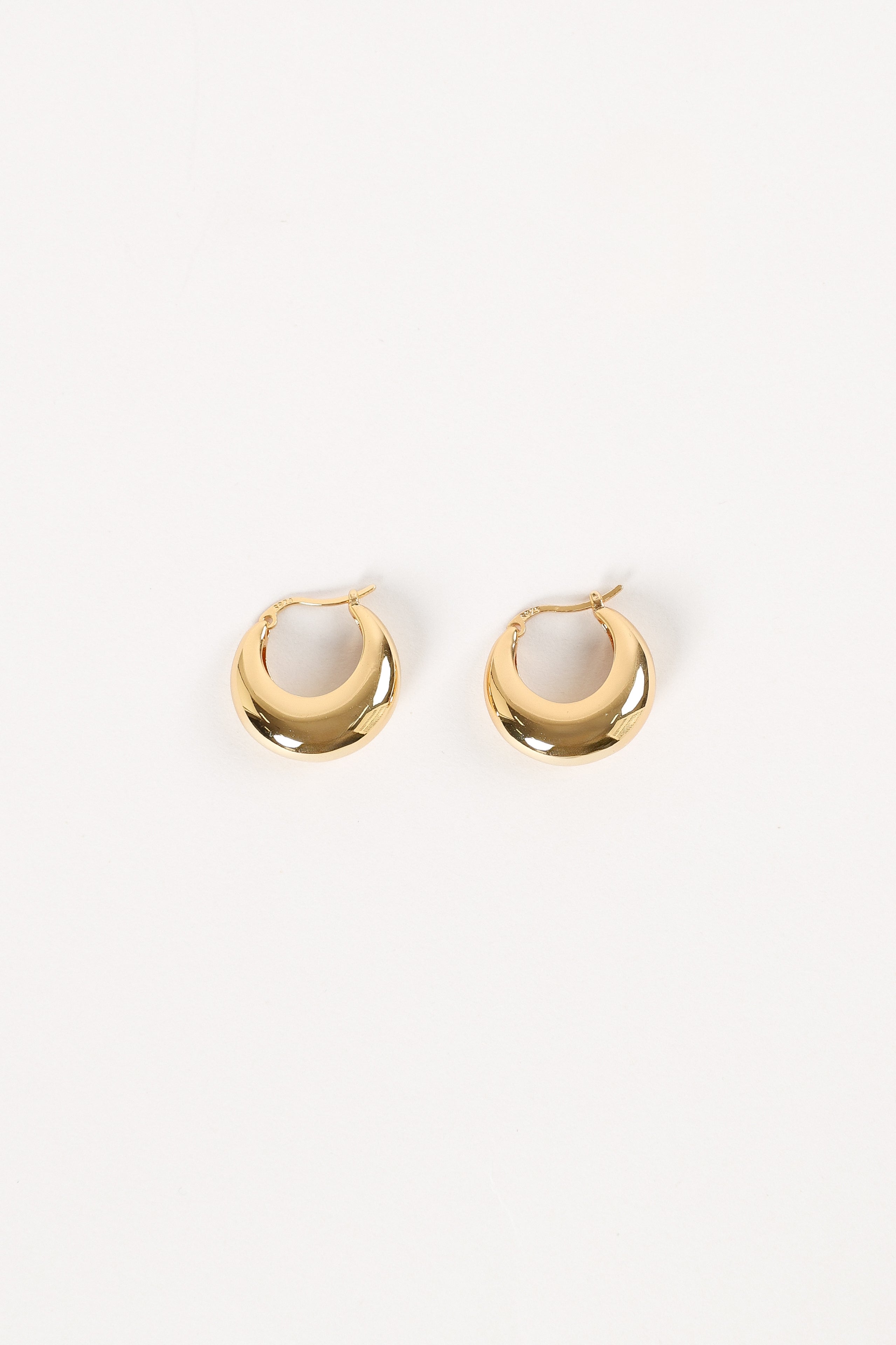 Lainey Hoop Earrings - Gold-Sunny Prom