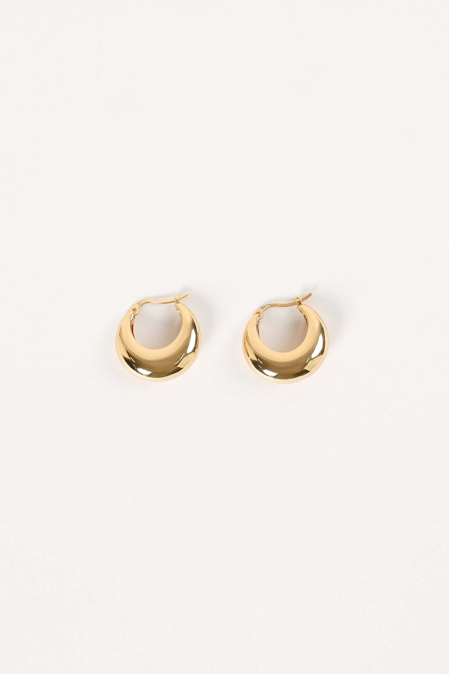 Lainey Hoop Earrings - Gold-Sunny Prom