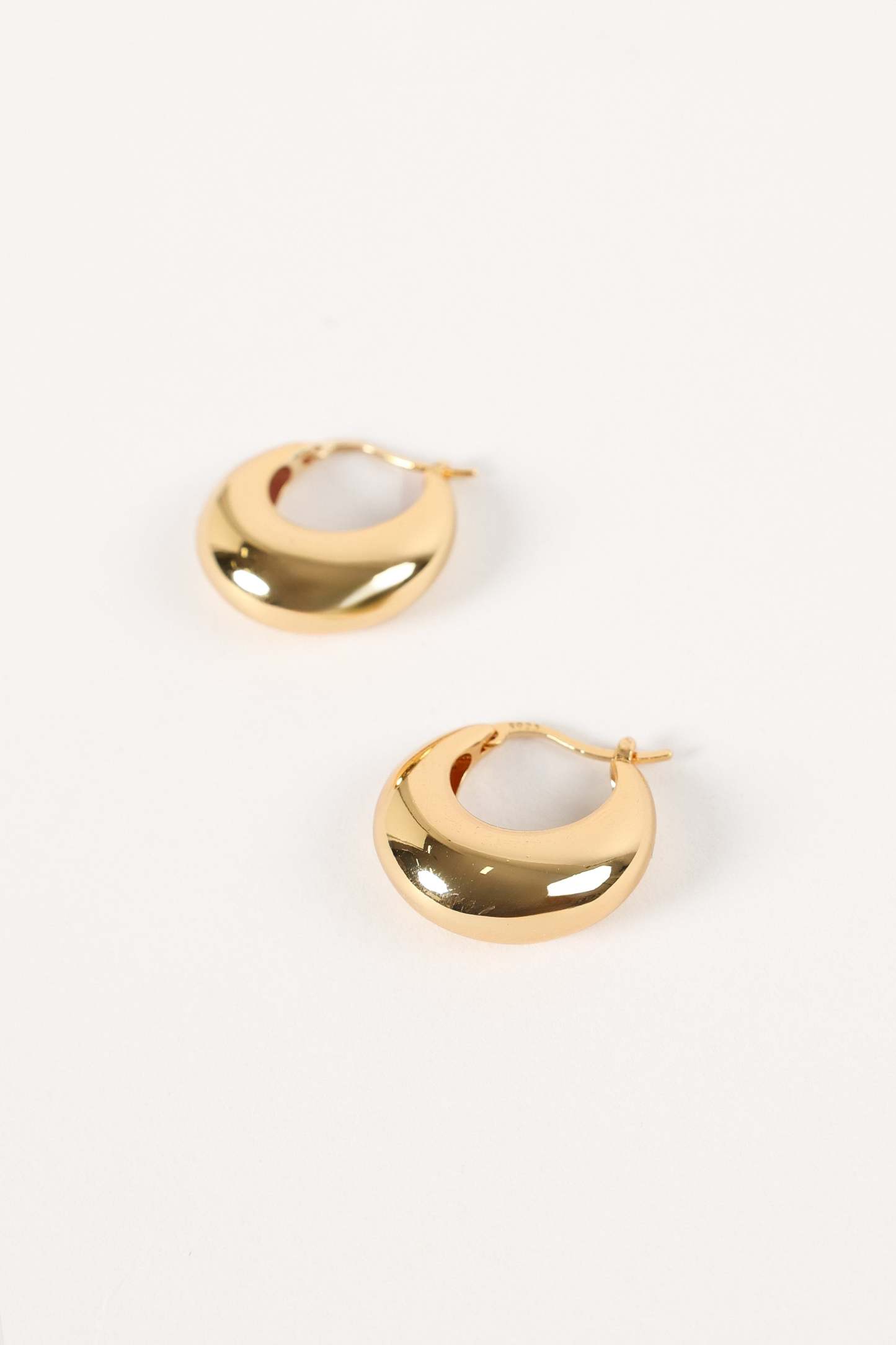 Lainey Hoop Earrings - Gold-Sunny Prom