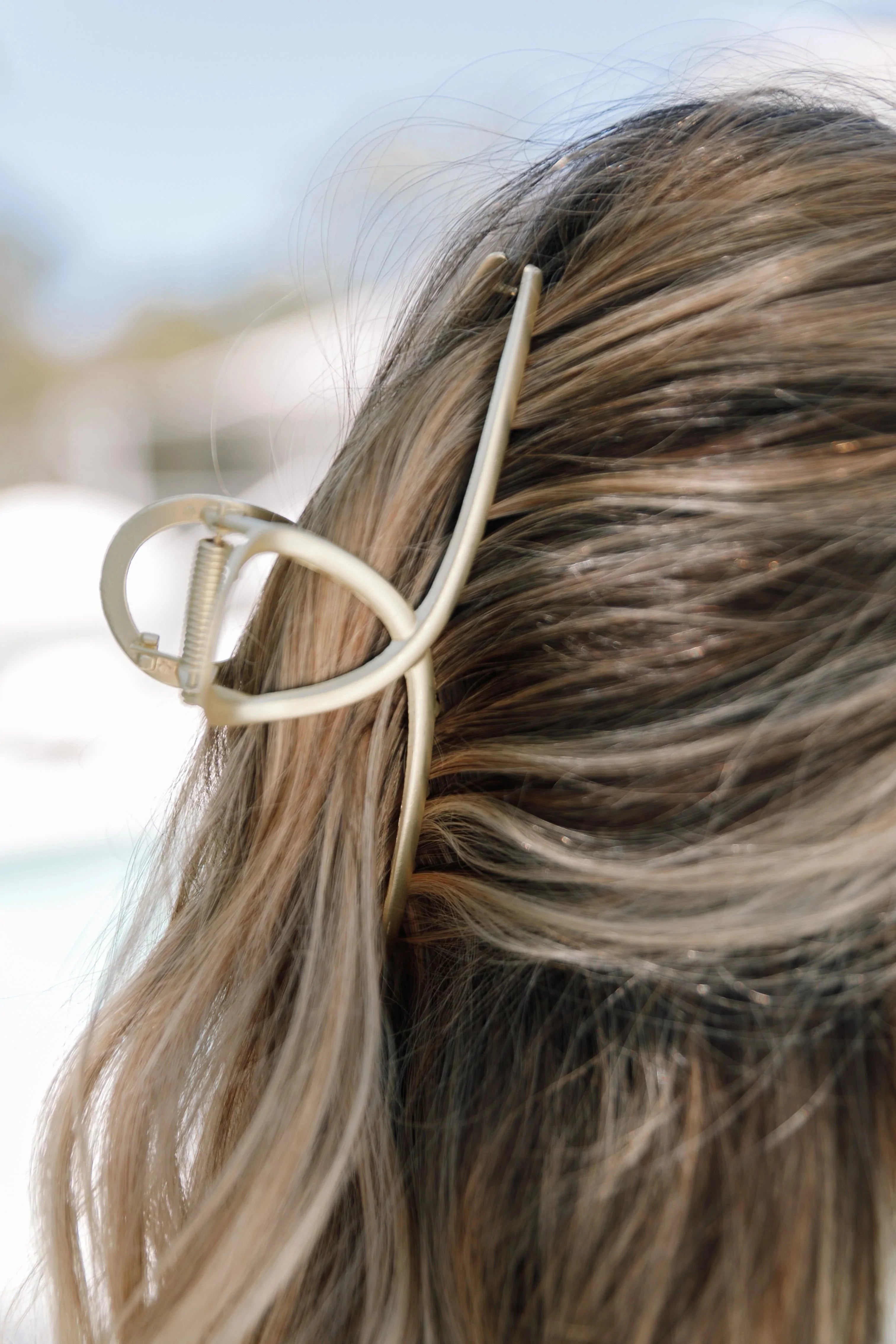 Linda Hair Clip - Gold-Sunny Prom