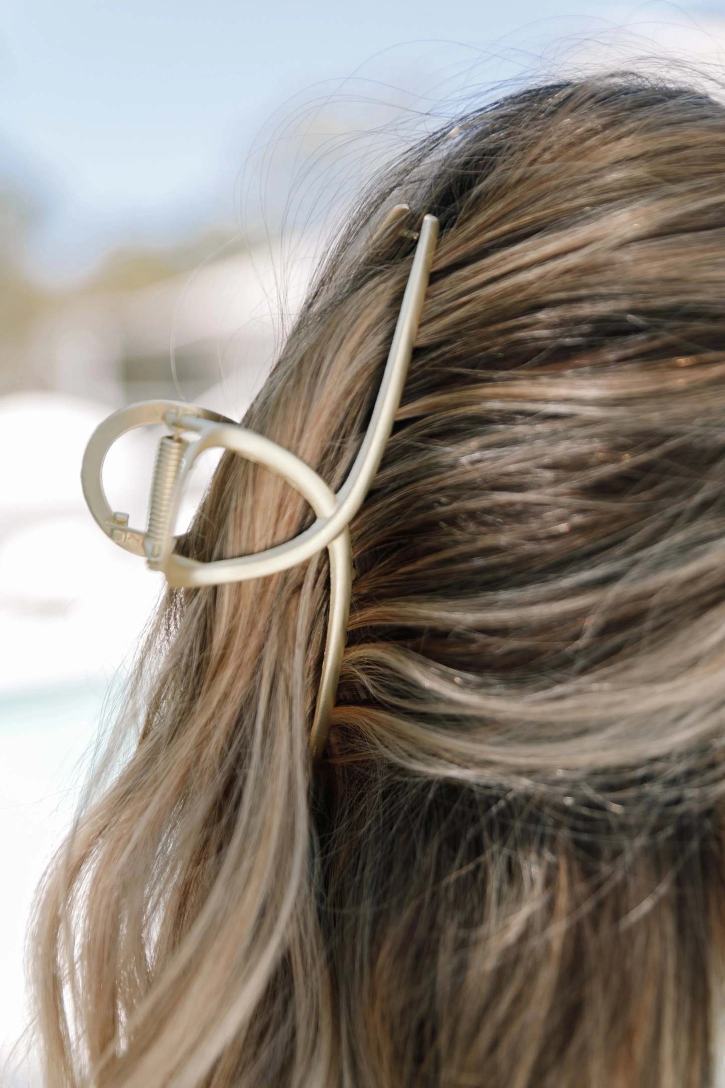 Linda Hair Clip - Gold-Sunny Prom