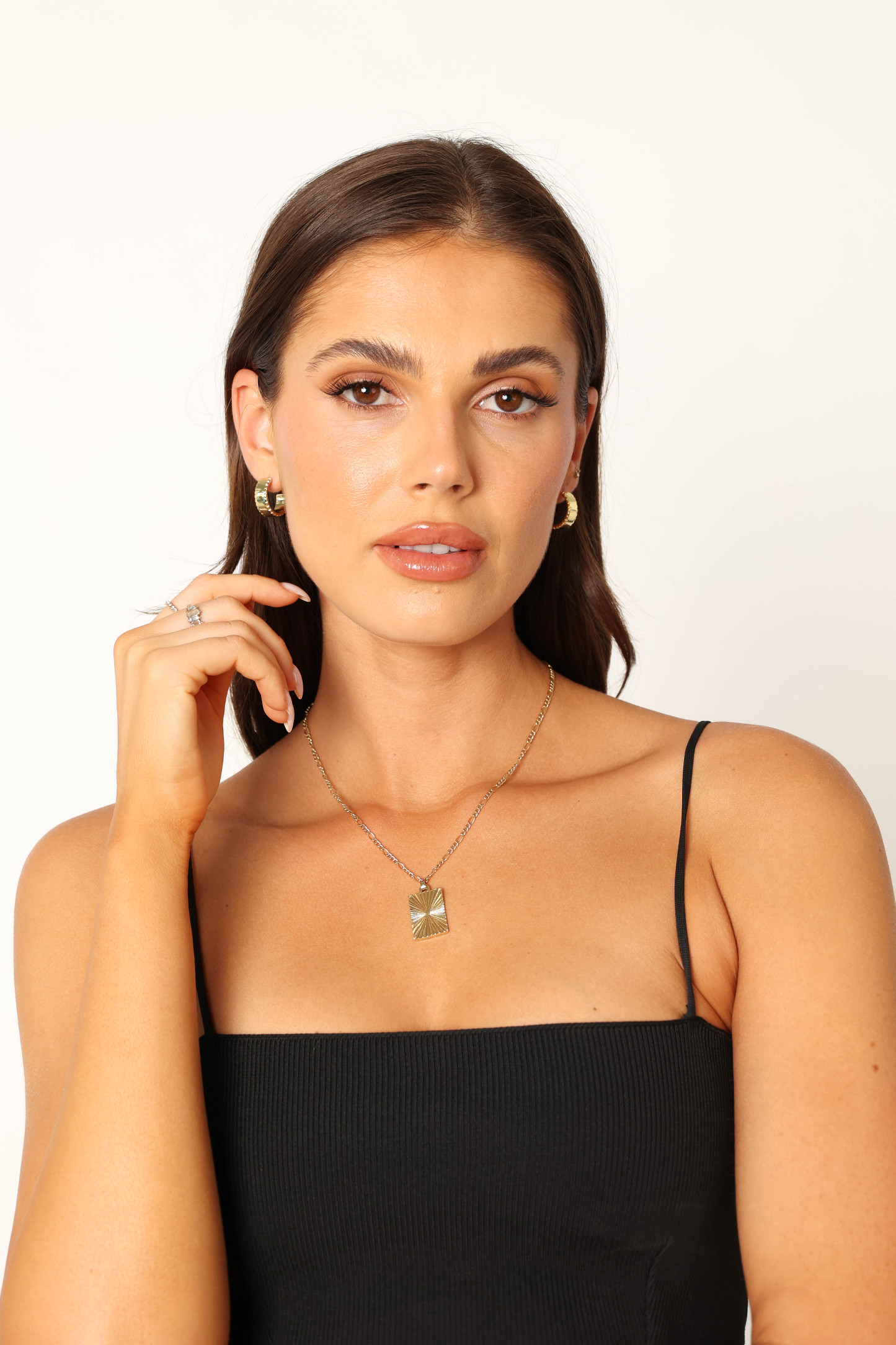 Marley Hoop Earrings - Gold-Sunny Prom