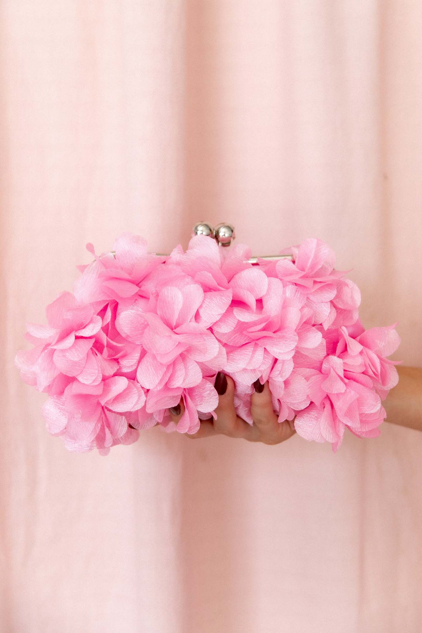 Mon Amour Floral Clutch - Pink-Sunny Prom