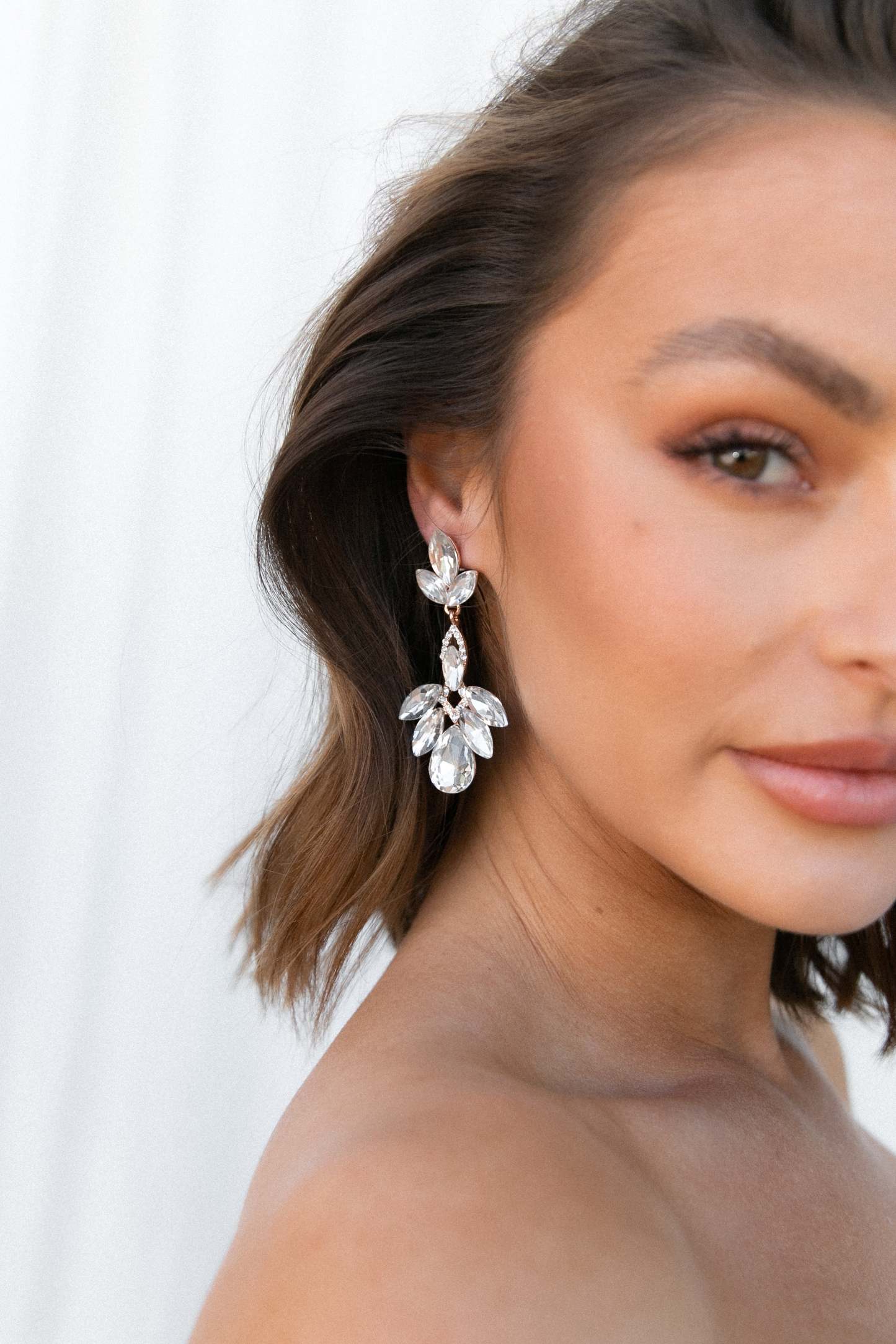 Sasha Statement Drop Earrings - Gold-Sunny Prom