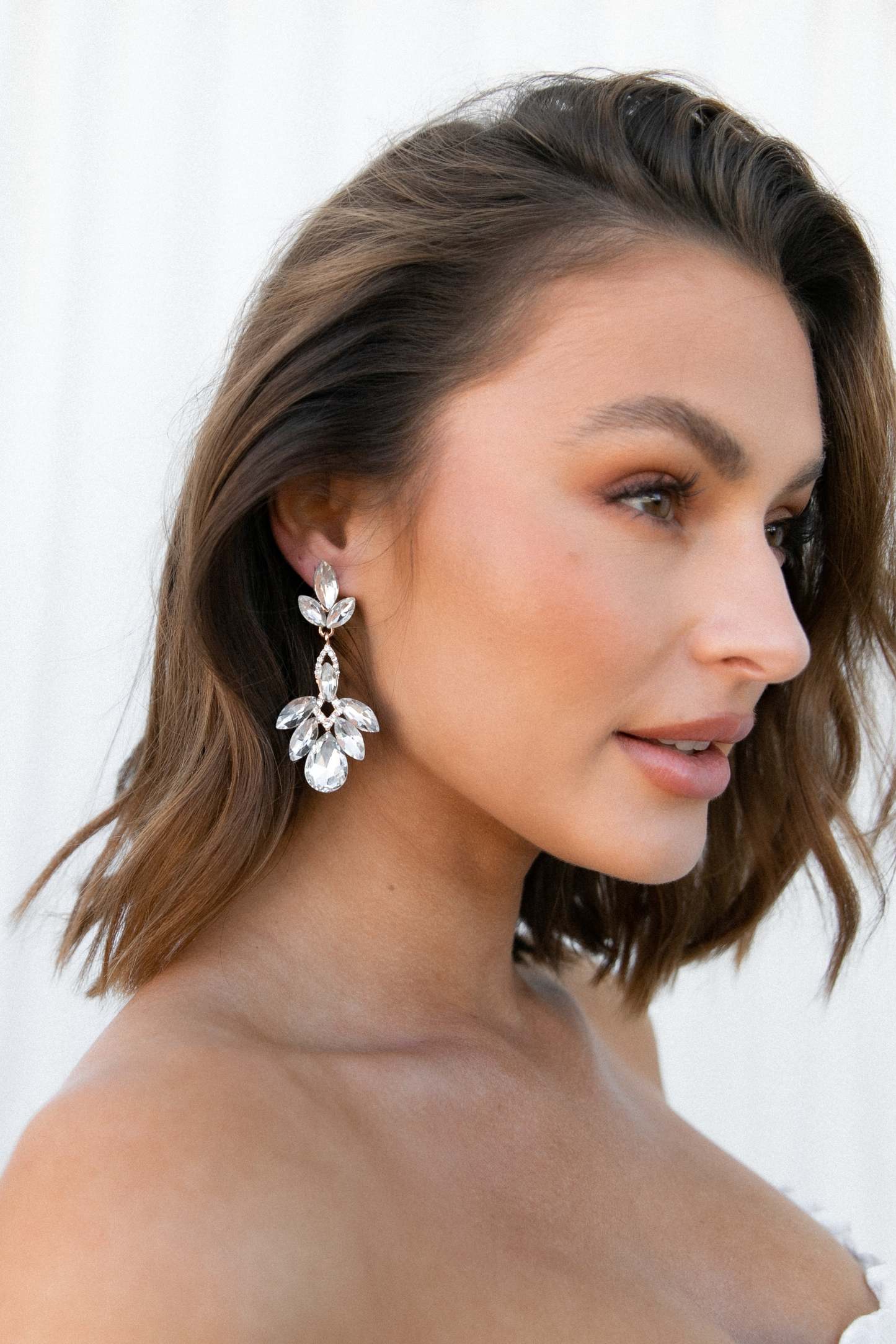 Sasha Statement Drop Earrings - Gold-Sunny Prom