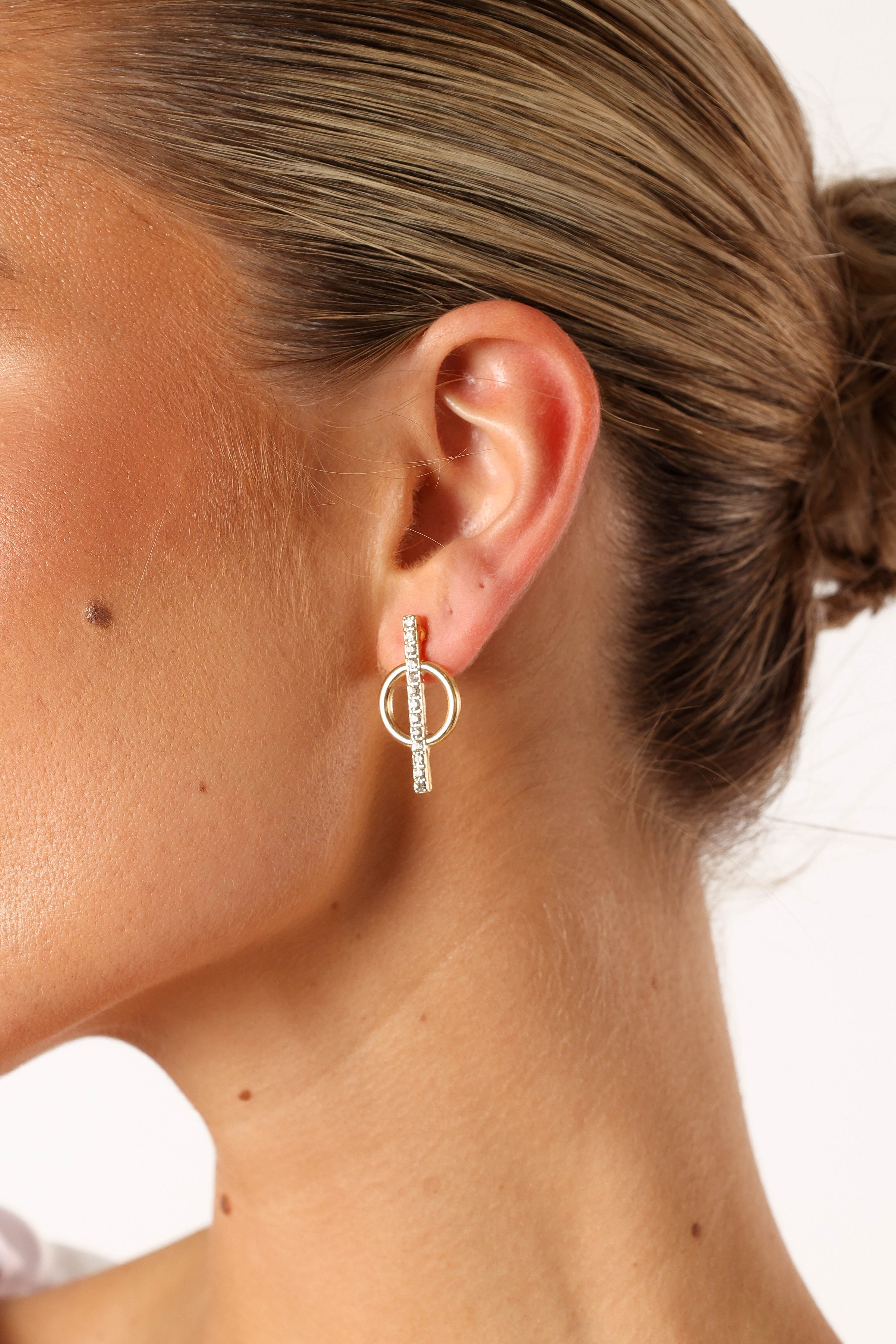 Trinitee Earrings - Gold-Sunny Prom