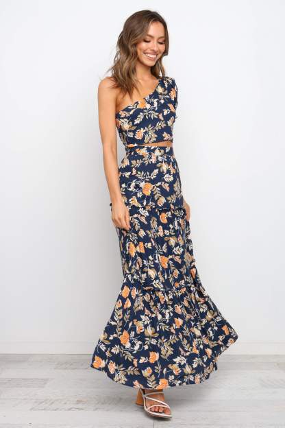 Deaville Skirt - Navy-Sunny Prom