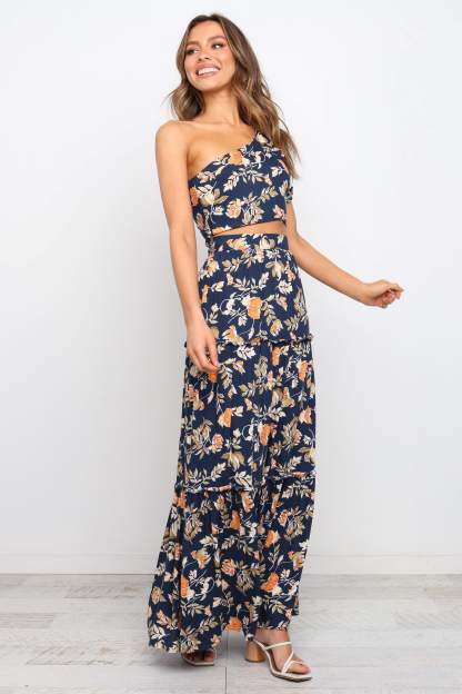 Deaville Skirt - Navy-Sunny Prom