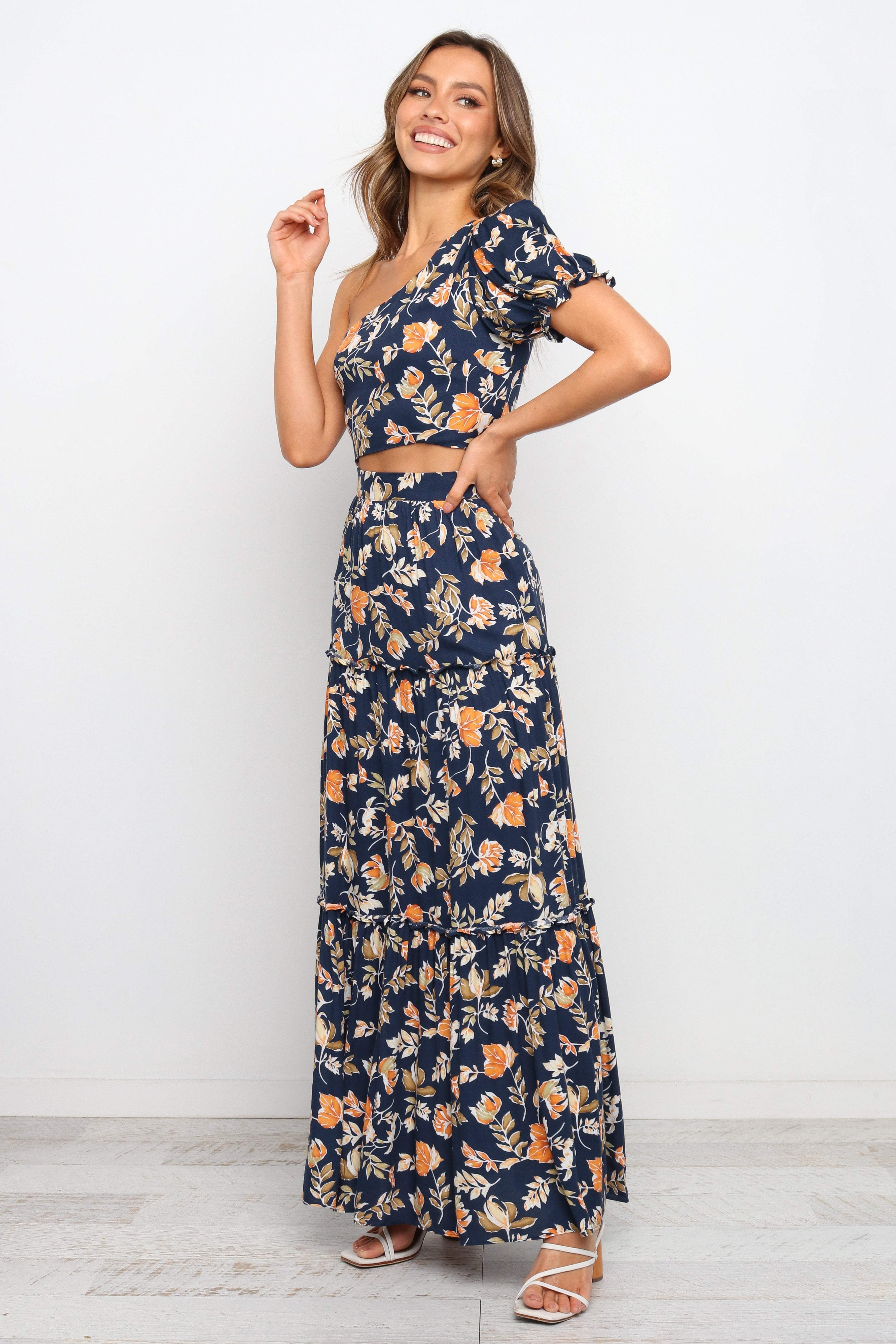 Deaville Skirt - Navy-Sunny Prom