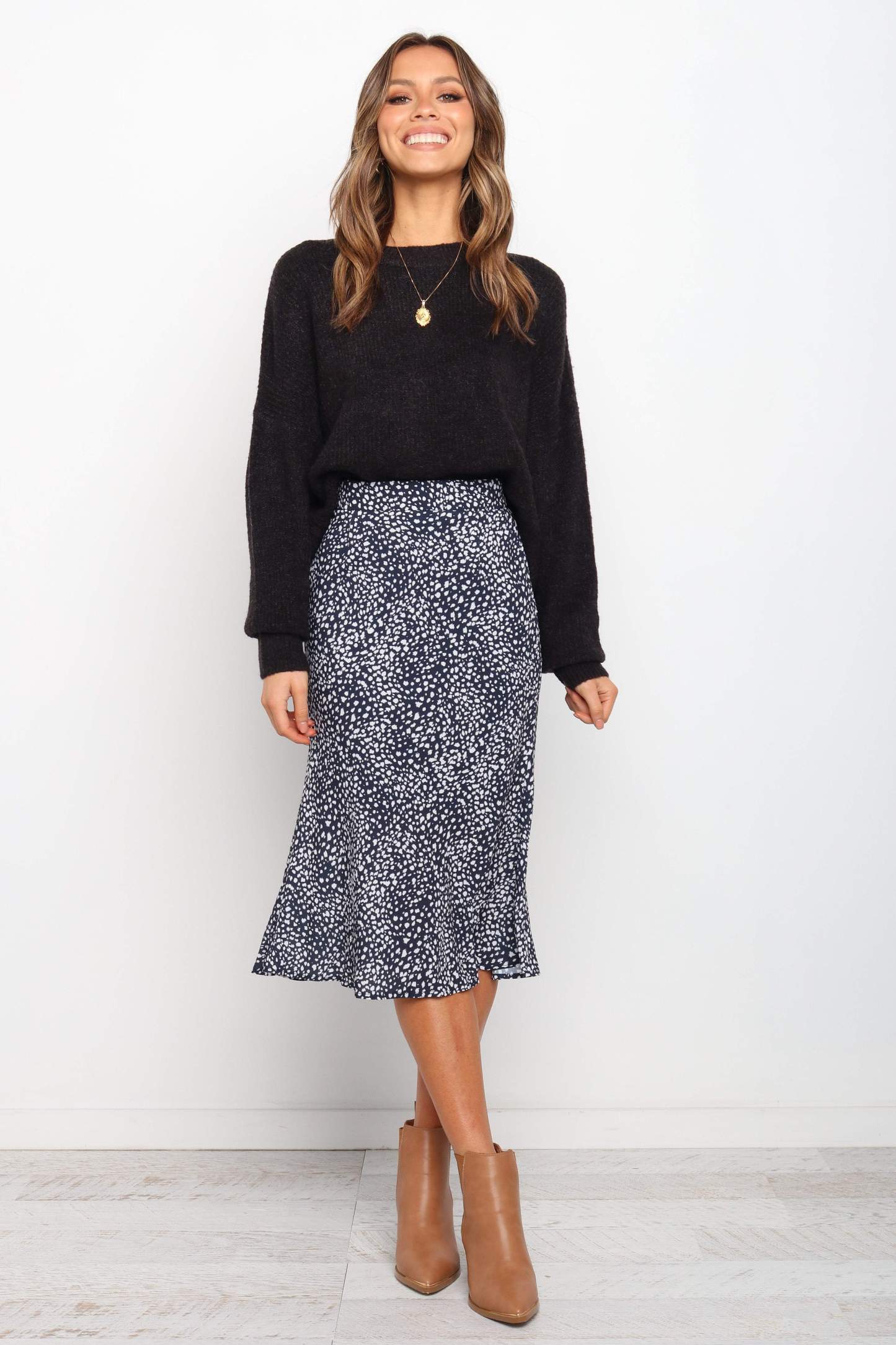Falco Skirt - Navy-Sunny Prom