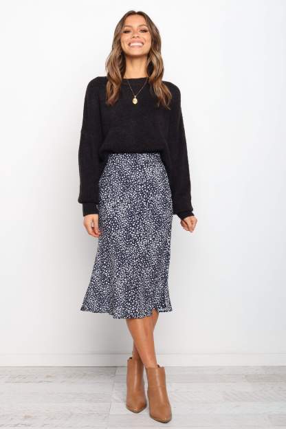 Falco Skirt - Navy-Sunny Prom