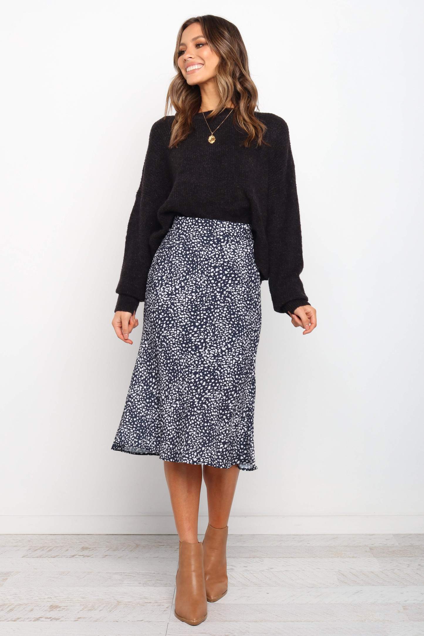 Falco Skirt - Navy-Sunny Prom