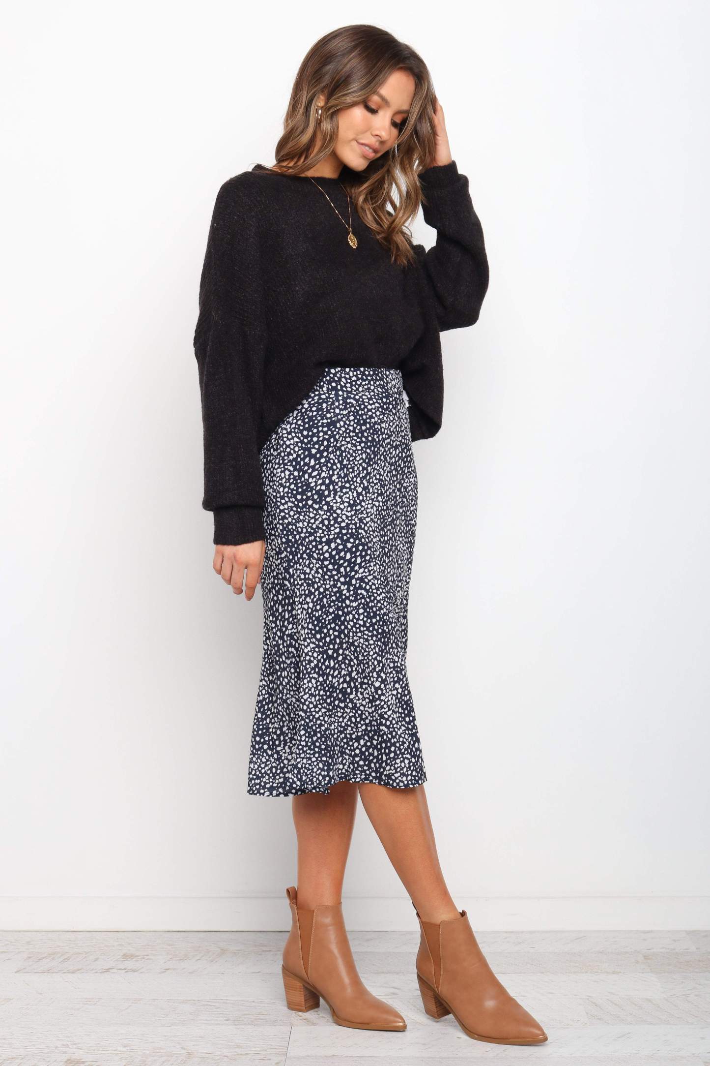 Falco Skirt - Navy-Sunny Prom