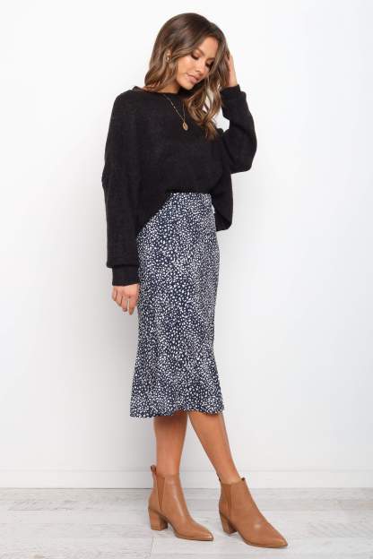 Falco Skirt - Navy-Sunny Prom