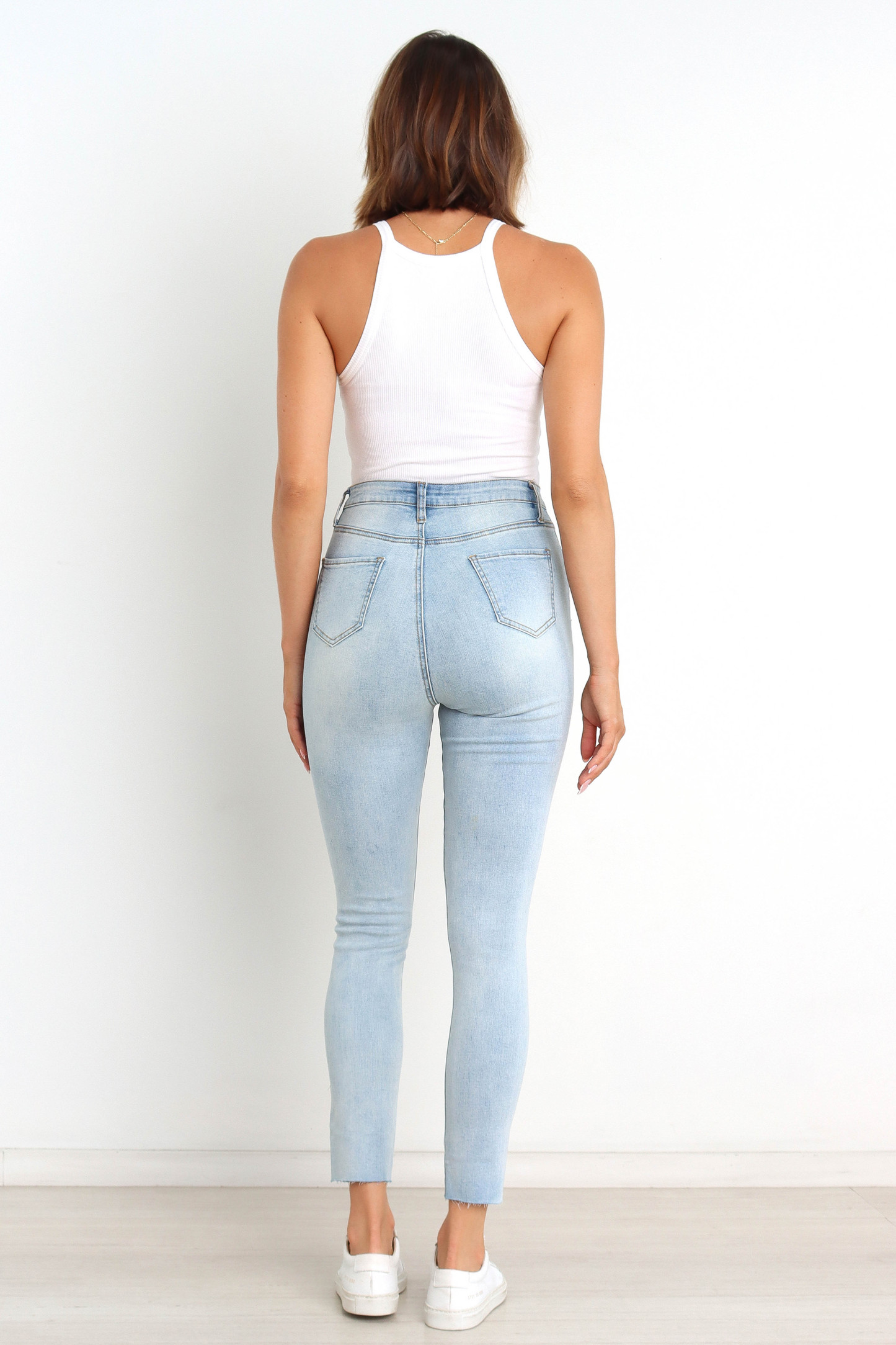 Hadie Jeans - Light Blue Wash-Sunny Prom