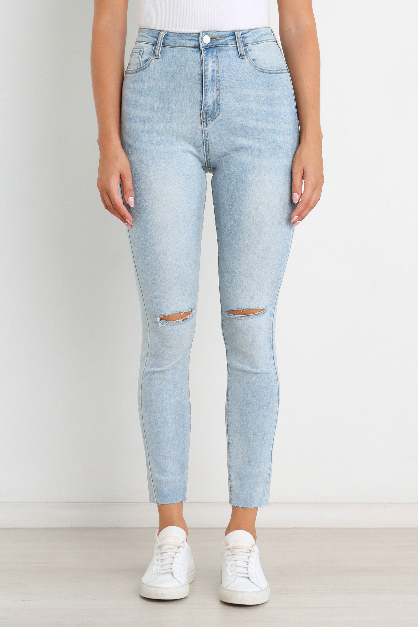 Hadie Jeans - Light Blue Wash-Sunny Prom