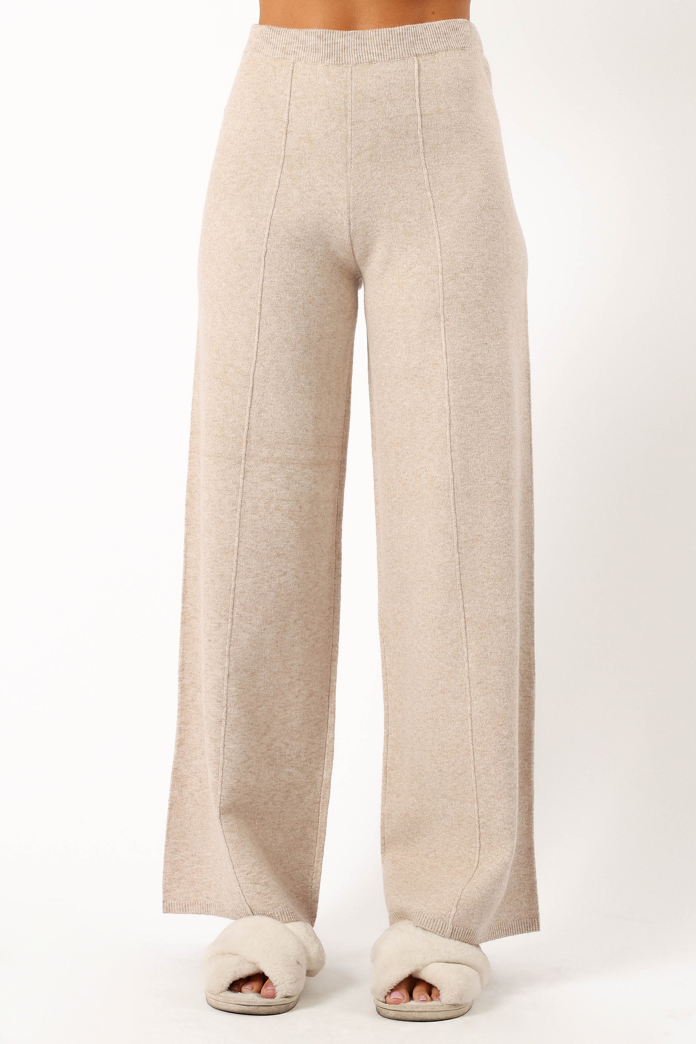 Hailee Pants - Oatmeal-Sunny Prom