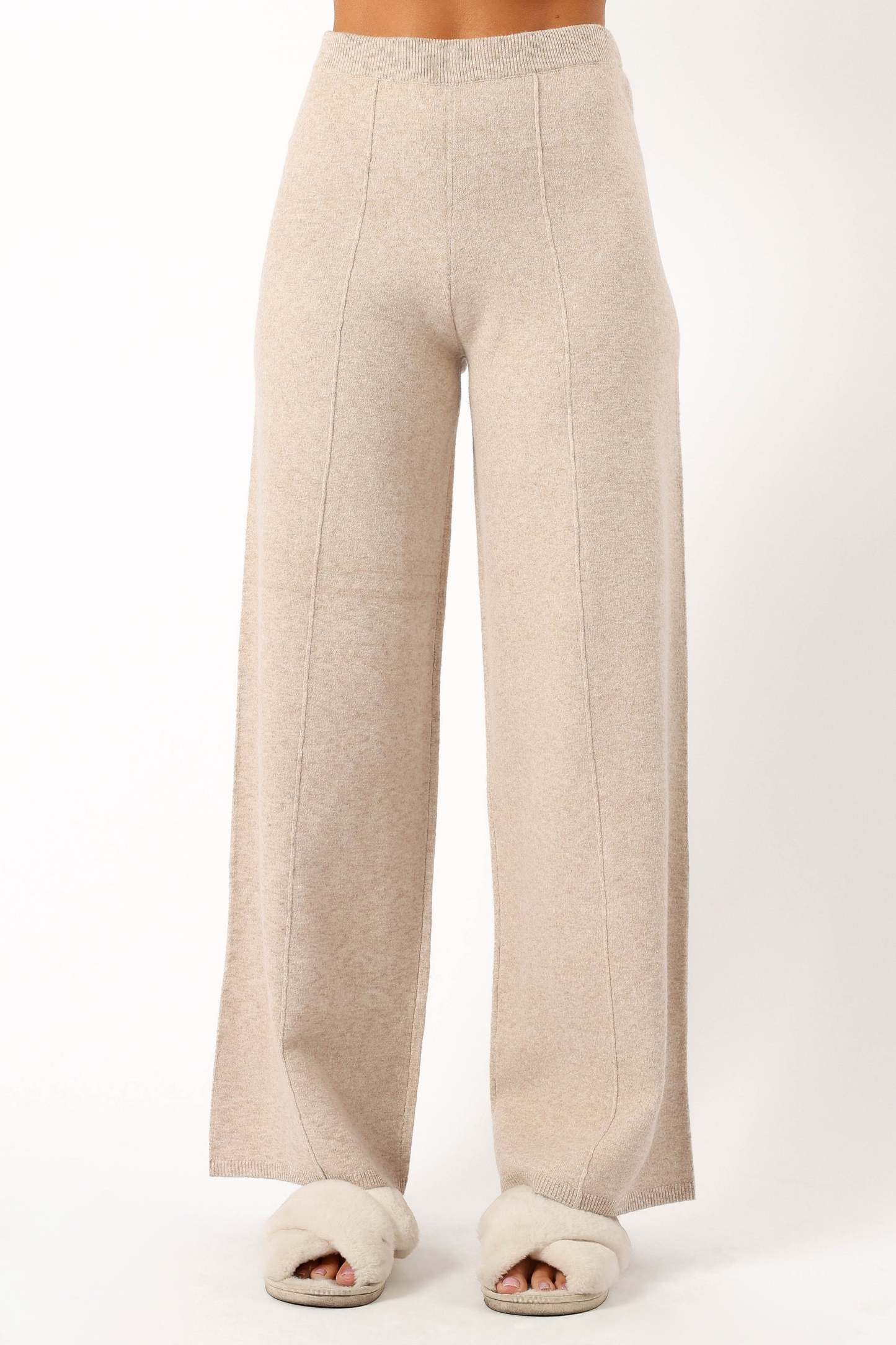 Hailee Pants - Oatmeal-Sunny Prom