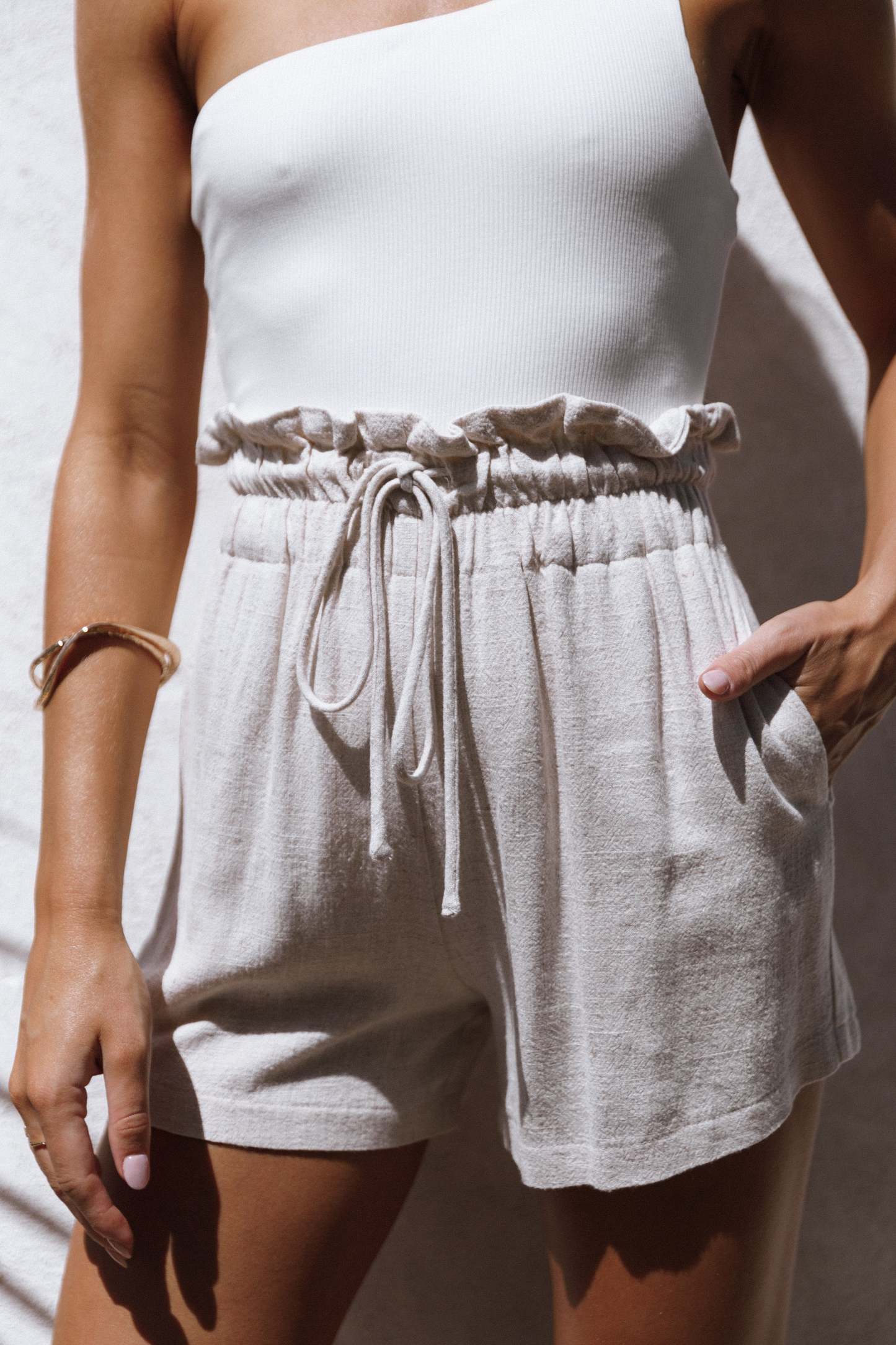 Hawthorne Shorts - Beige-Sunny Prom
