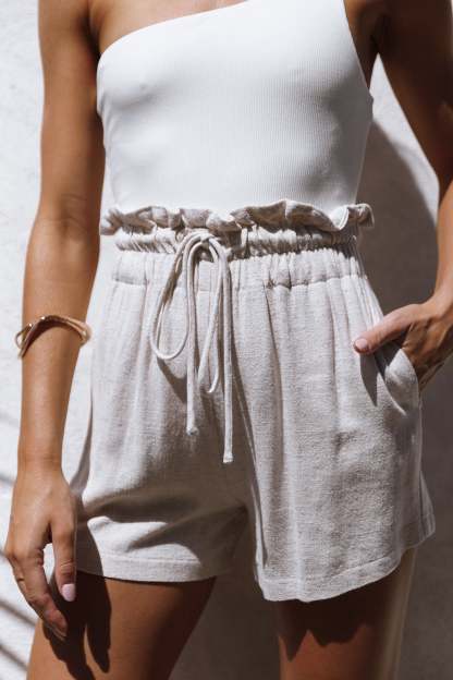 Hawthorne Shorts - Beige-Sunny Prom
