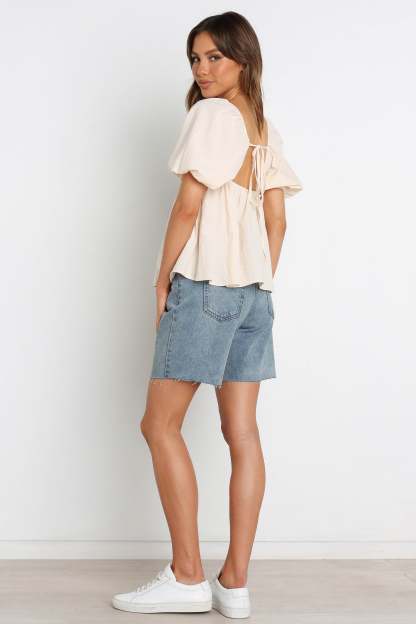 Hodgeman Shorts - Mid Wash-Sunny Prom