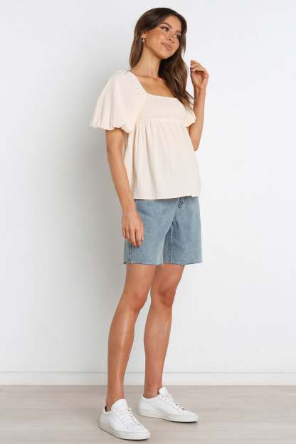Hodgeman Shorts - Mid Wash-Sunny Prom
