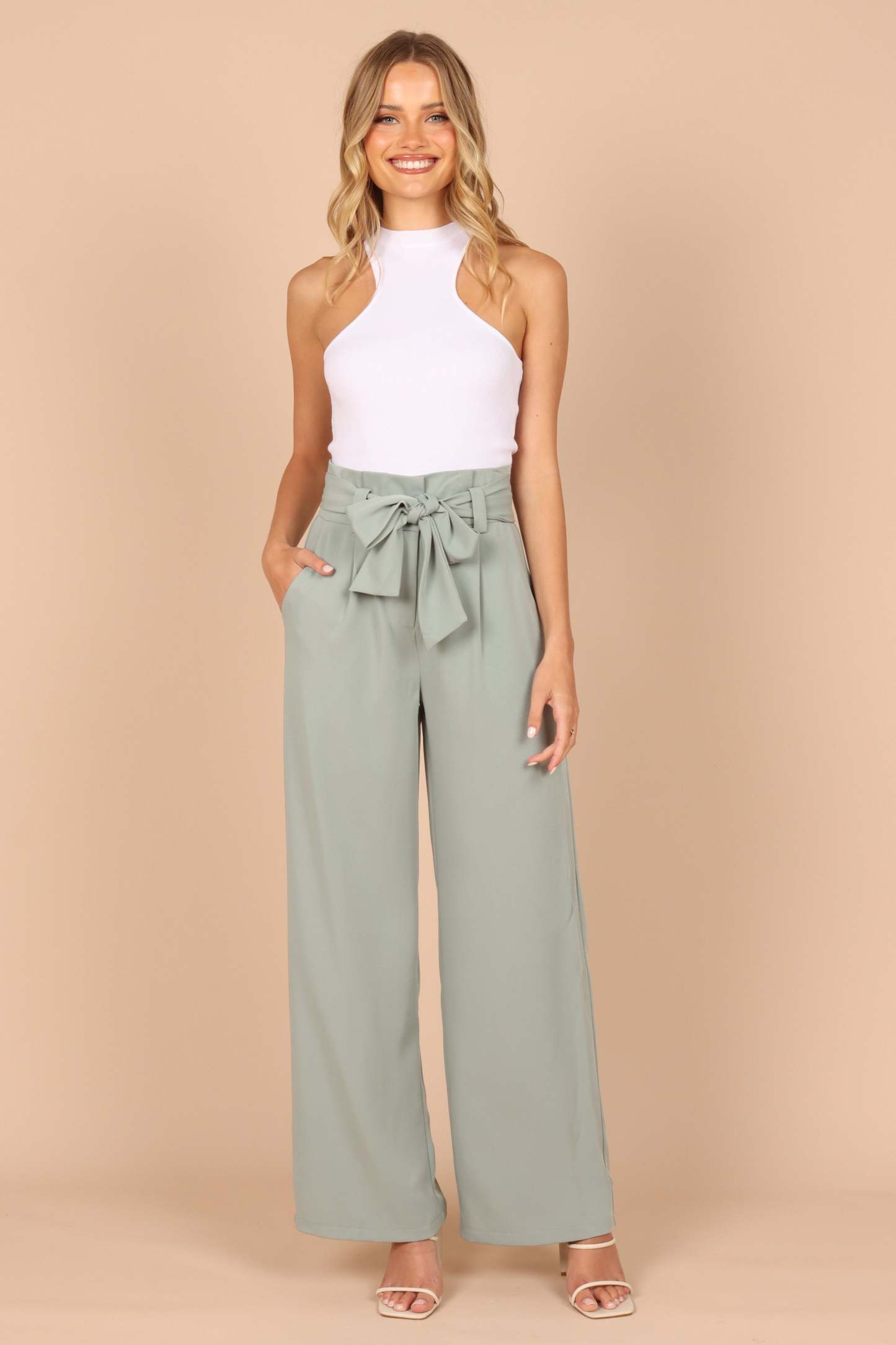 Kieran Pants - Sage Green-Sunny Prom