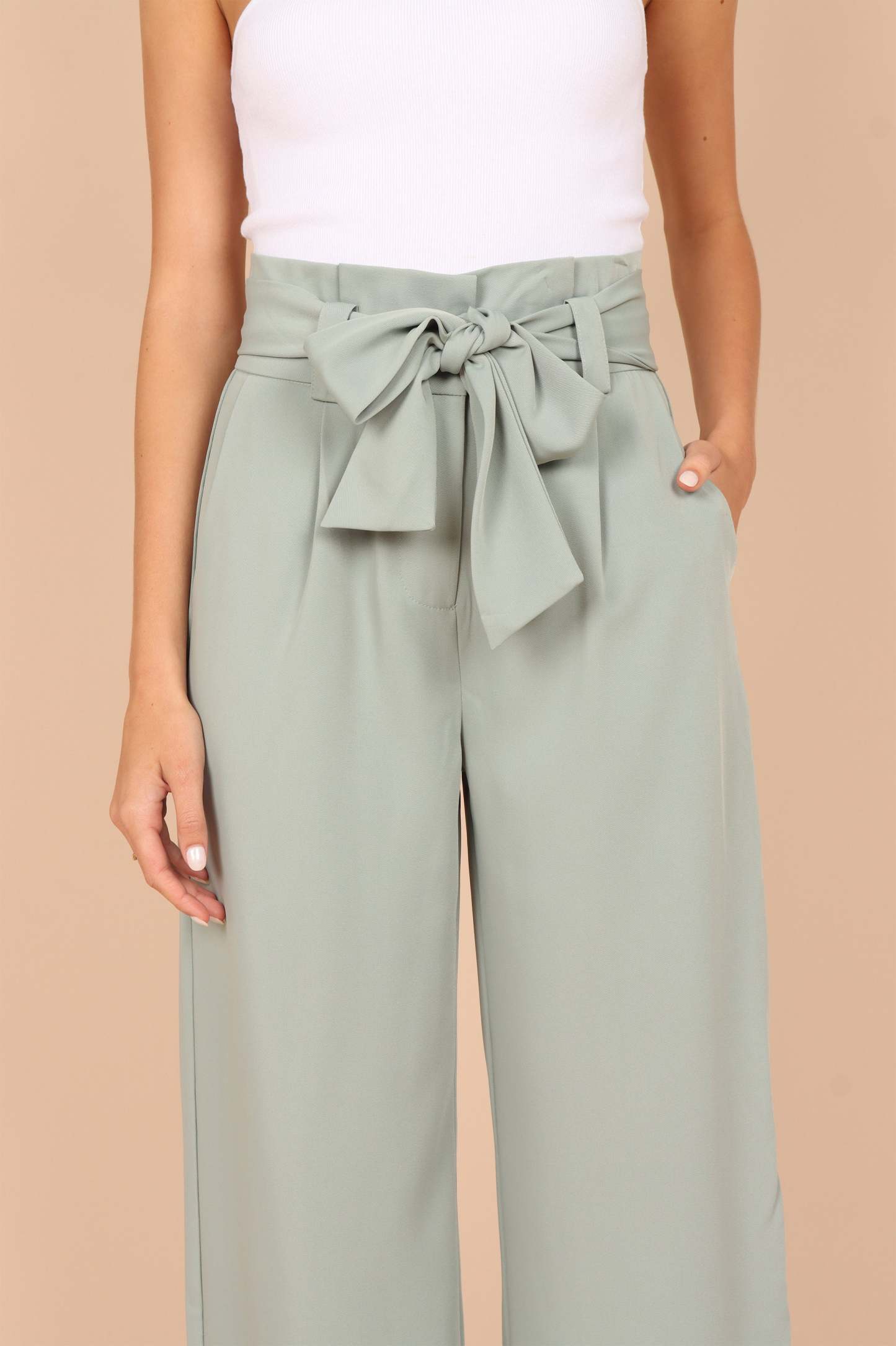 Kieran Pants - Sage Green-Sunny Prom