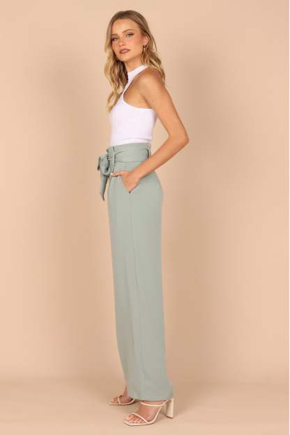 Kieran Pants - Sage Green-Sunny Prom