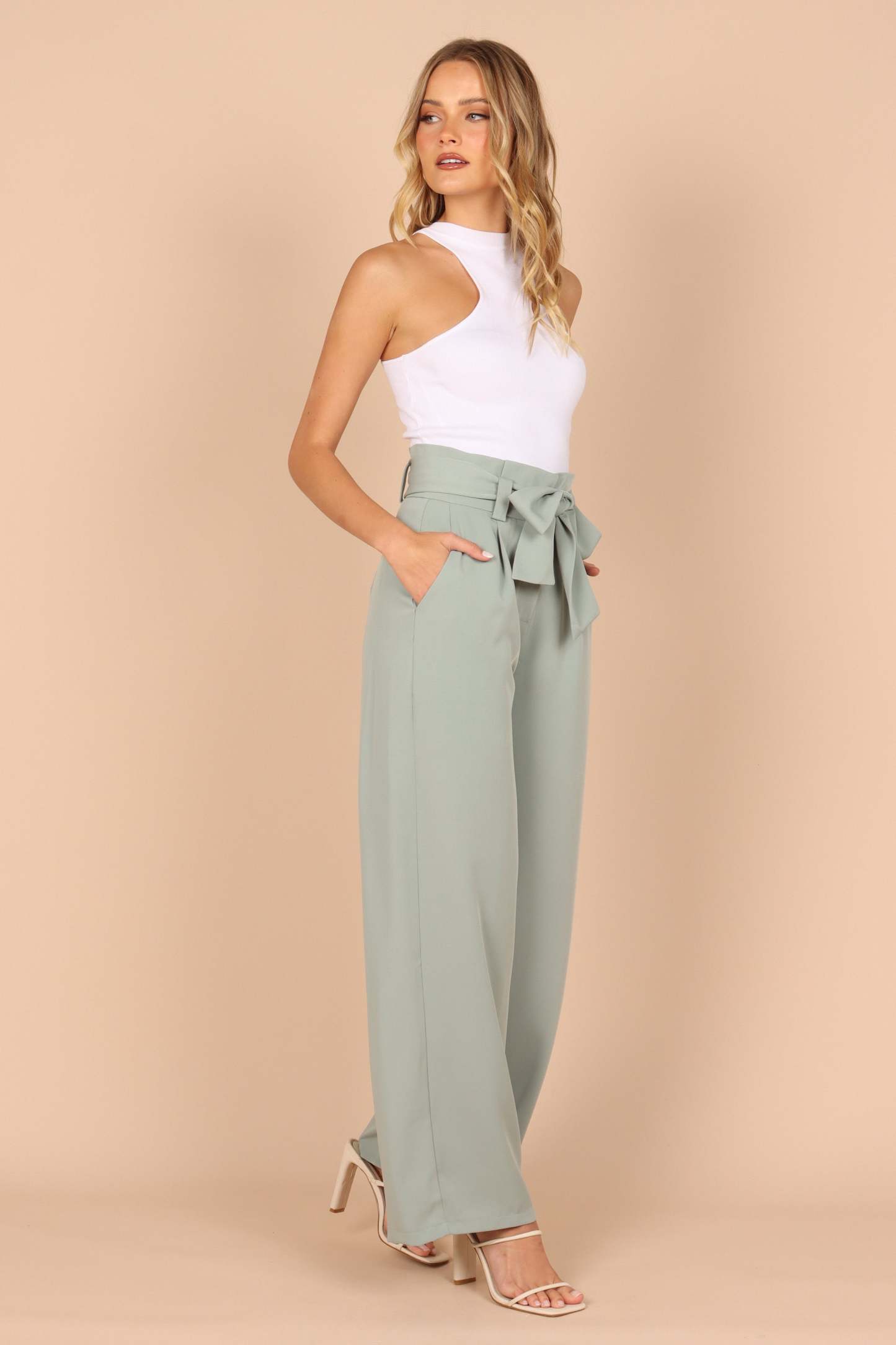 Kieran Pants - Sage Green-Sunny Prom