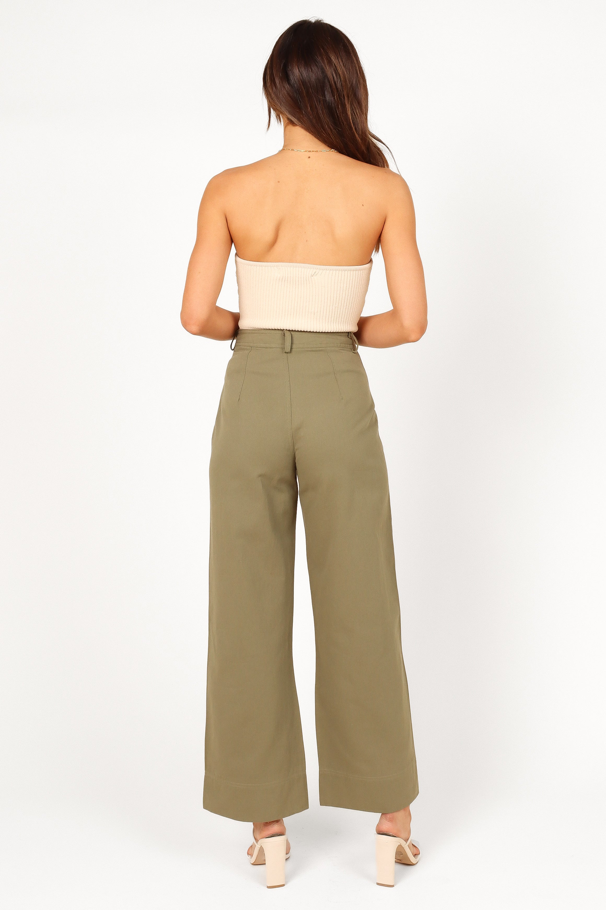 Lawrence Pant - Olive Green-Sunny Prom