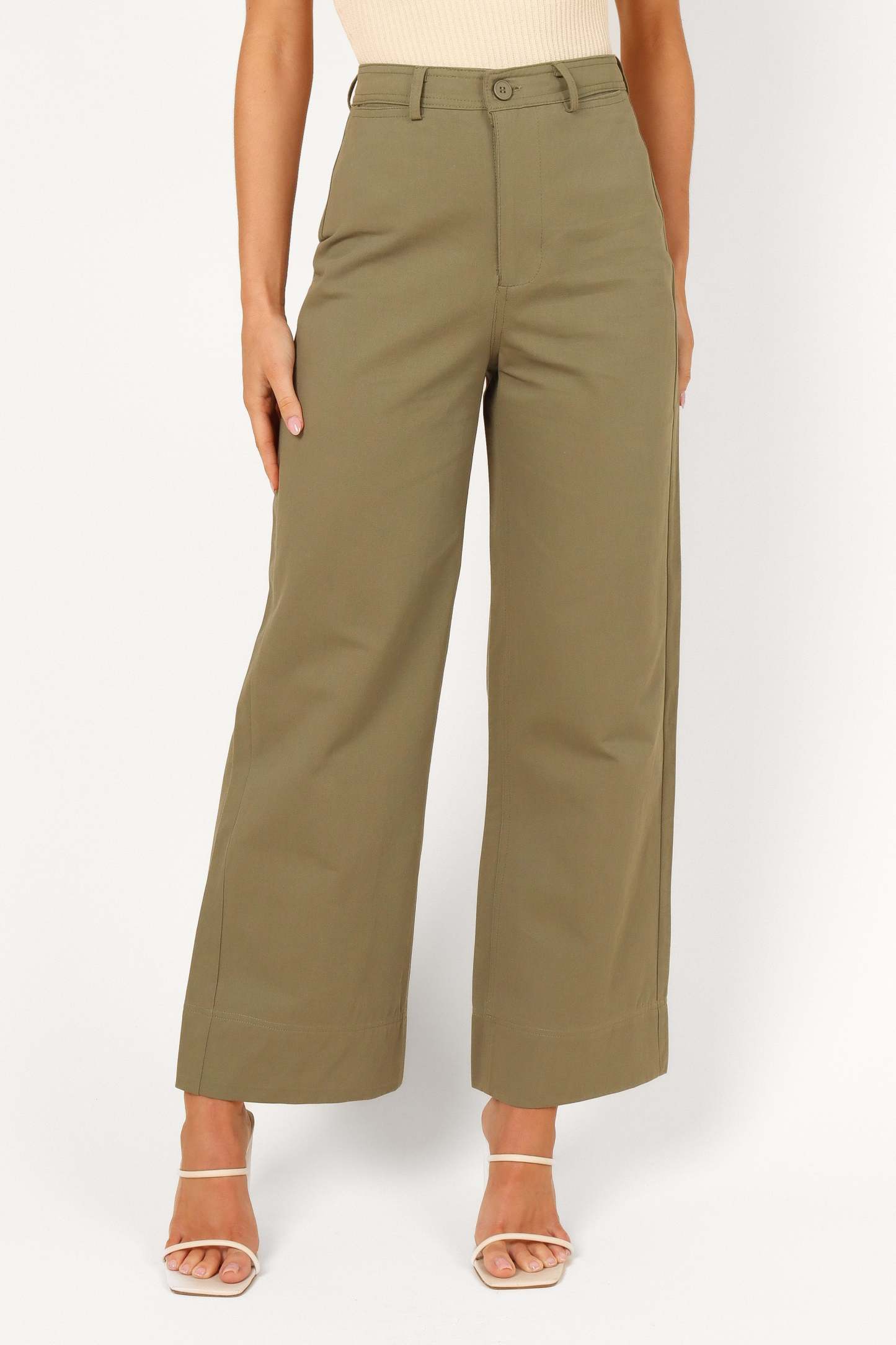Lawrence Pant - Olive Green-Sunny Prom